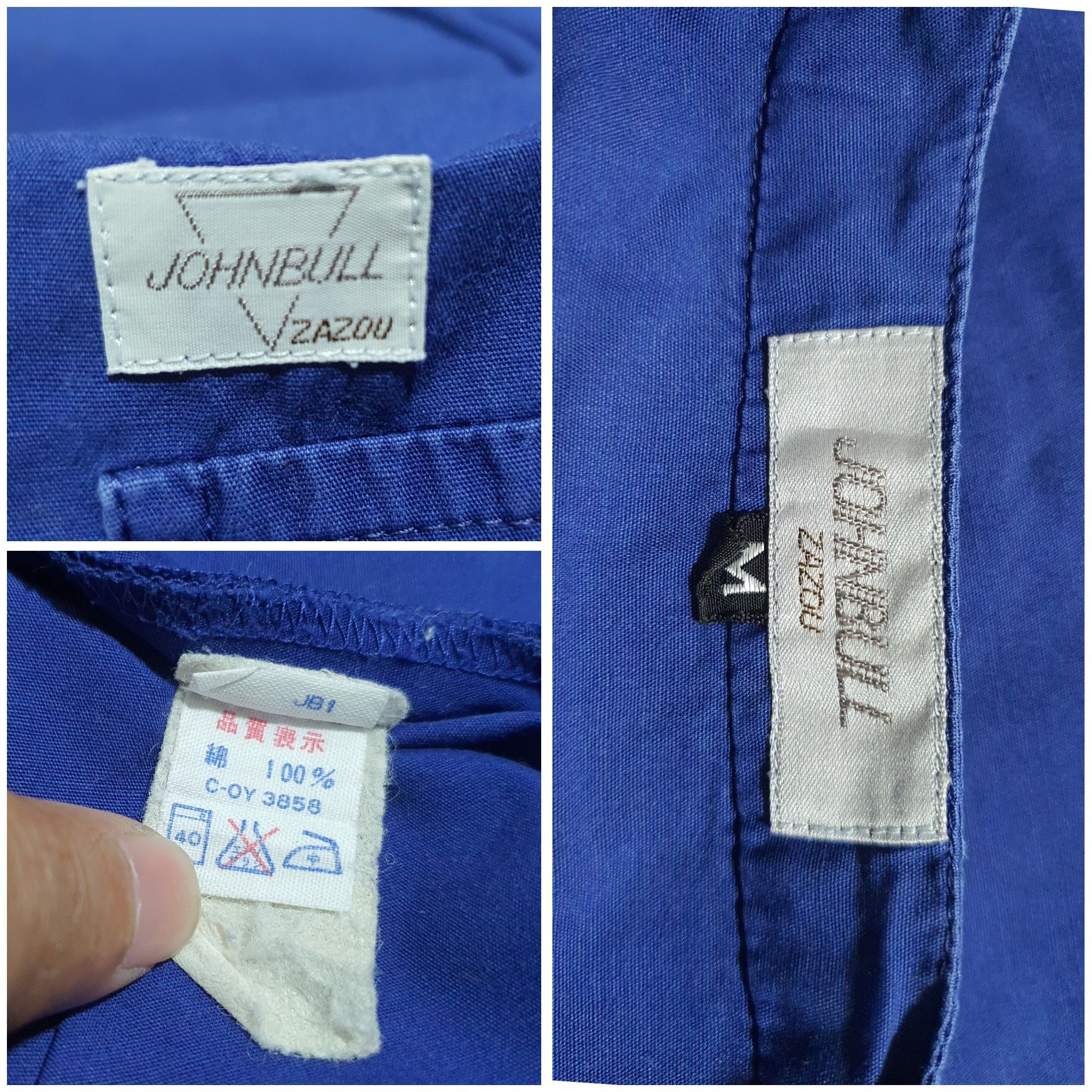 Japanese Brand × Johnbull JOHNBULL 22”/29” 3 QUARTER DESIGNER HOSPITAL SHIRT Size US M / EU 48-50 / 2 - 5 Thumbnail