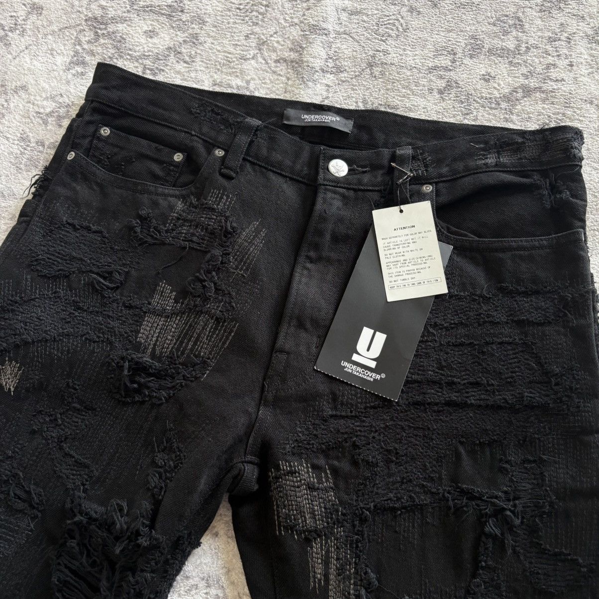 Undercover Undercover for ComplexCon Reissue 85 Denim Jeans Black | 3 Size US 32 / EU 48 - 4 Thumbnail