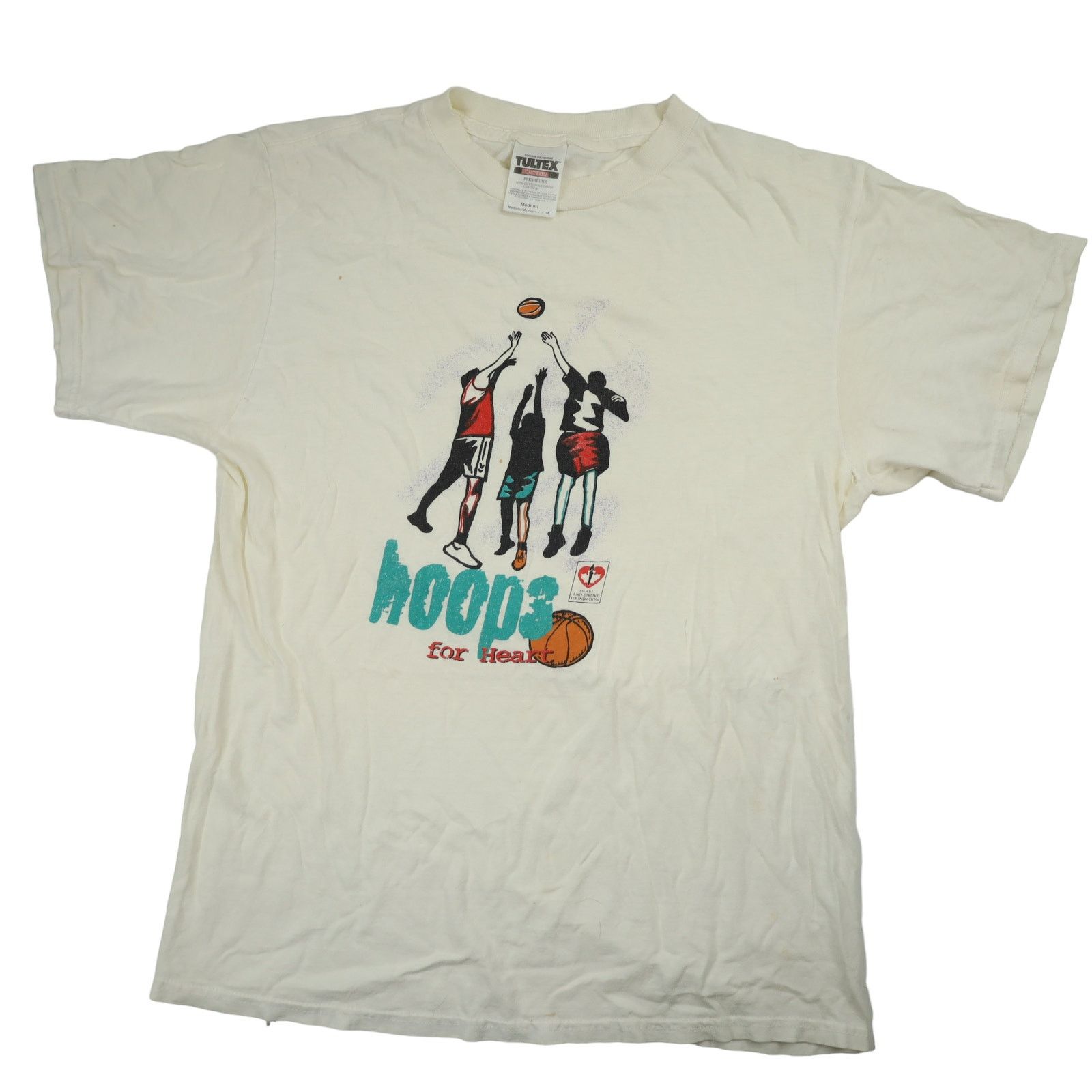 Vintage Vintage Hoops for Hearts Graphic T Shirt Size US M / EU 48-50 / 2 - 1 Thumbnail