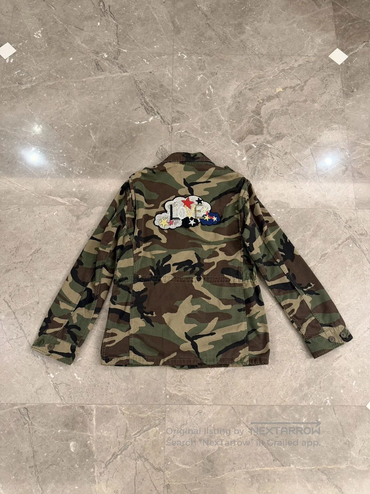 Saint Laurent Paris Saint Laurent Camouflage LOVE Star Parka. Size US S / EU 44-46 / 1 - 2 Thumbnail