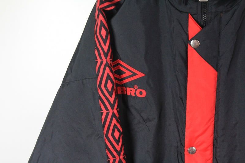 Umbro × Vintage Vintage 1990s Umbro jacket Padded Anorak Template Coat Size US L / EU 52-54 / 3 - 5 Thumbnail