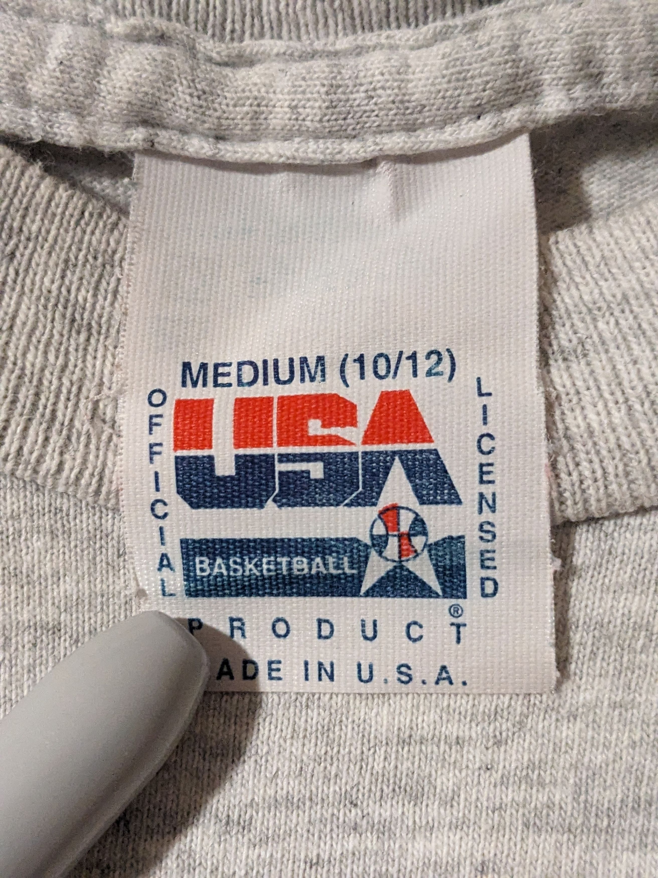 NBA × Vintage Vintage Larry Bird USA Basketball NBA YOUTH Medium T-Shirt Size US M / EU 48-50 / 2 - 3 Thumbnail