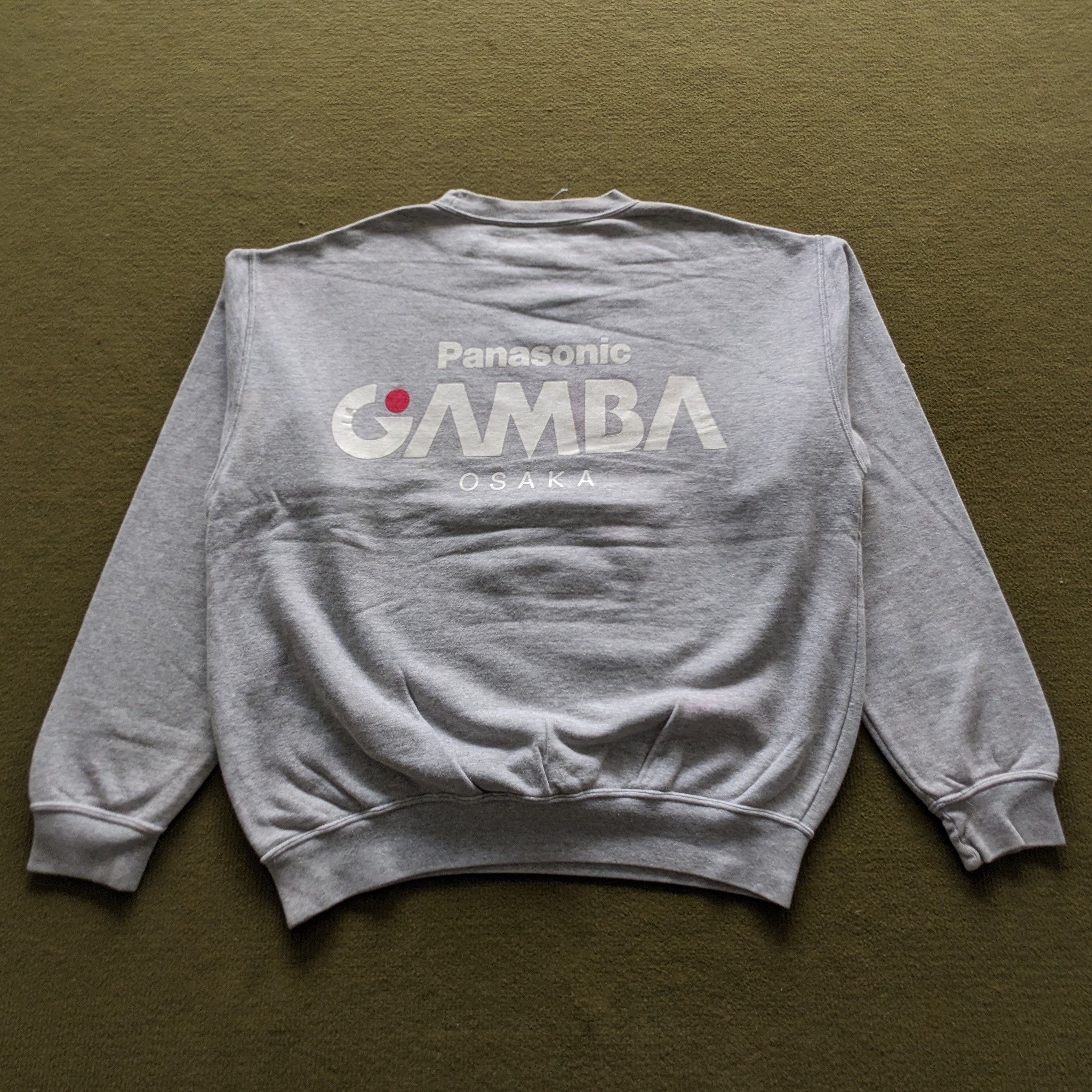 Other Vintage PANASONIC GAMBA OSAKA Football Club Sweatshirt Size US XL / EU 56 / 4 - 3 Thumbnail