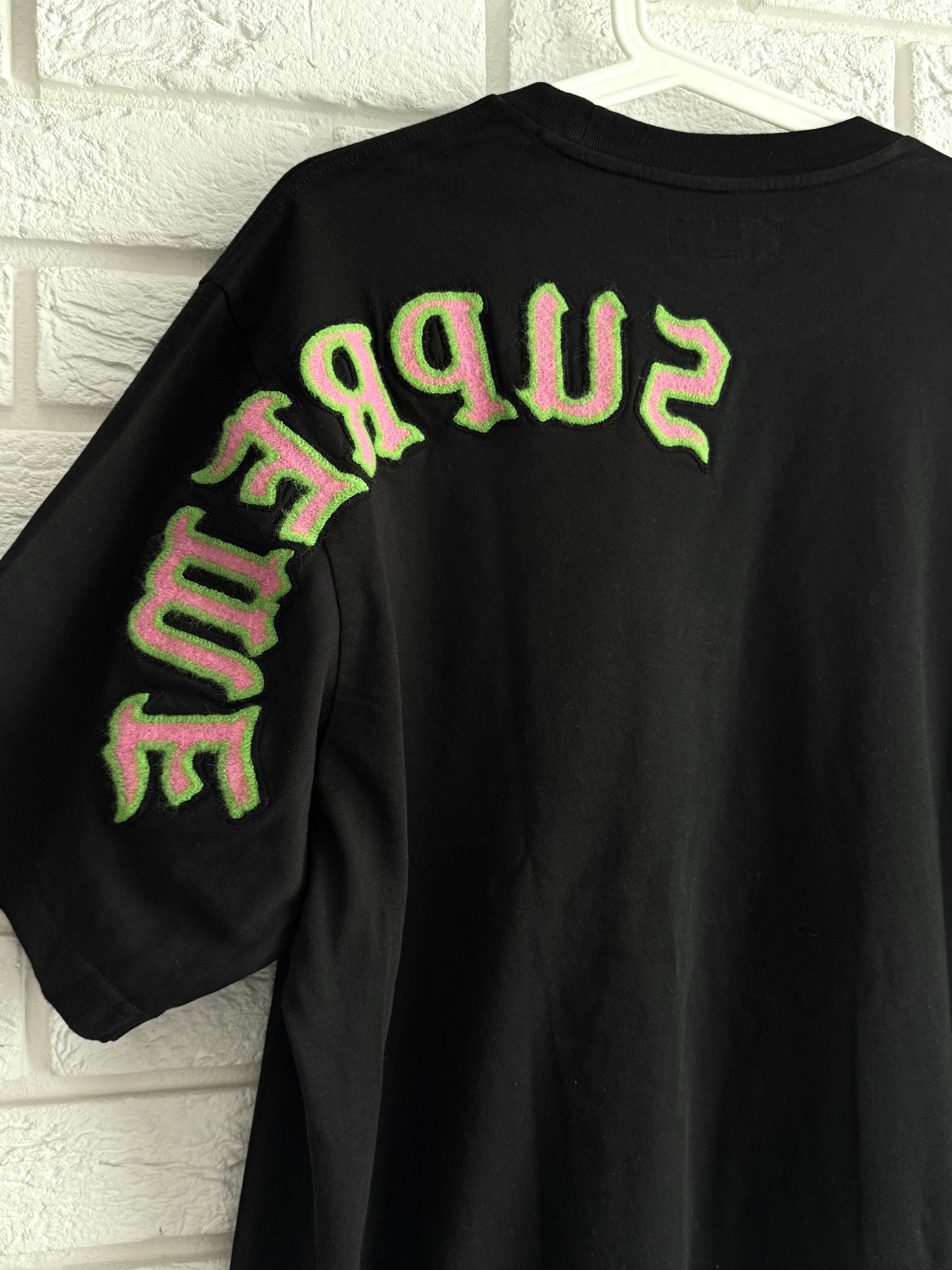 Supreme Supreme Brushed Arc S/S Top Black Size US L / EU 52-54 / 3 - 4 Thumbnail