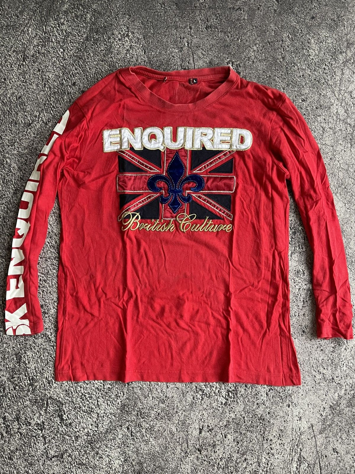 Japanese Brand Y2k Ask Enquired ifsixwasnine long sleeve Size US L / EU 52-54 / 3 - 1 Thumbnail