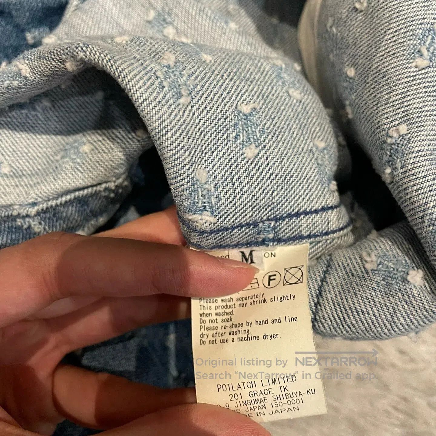 Cav Empt CE/CAVEMPT Distressed Denim Jacket. Size US M / EU 48-50 / 2 - 3 Thumbnail