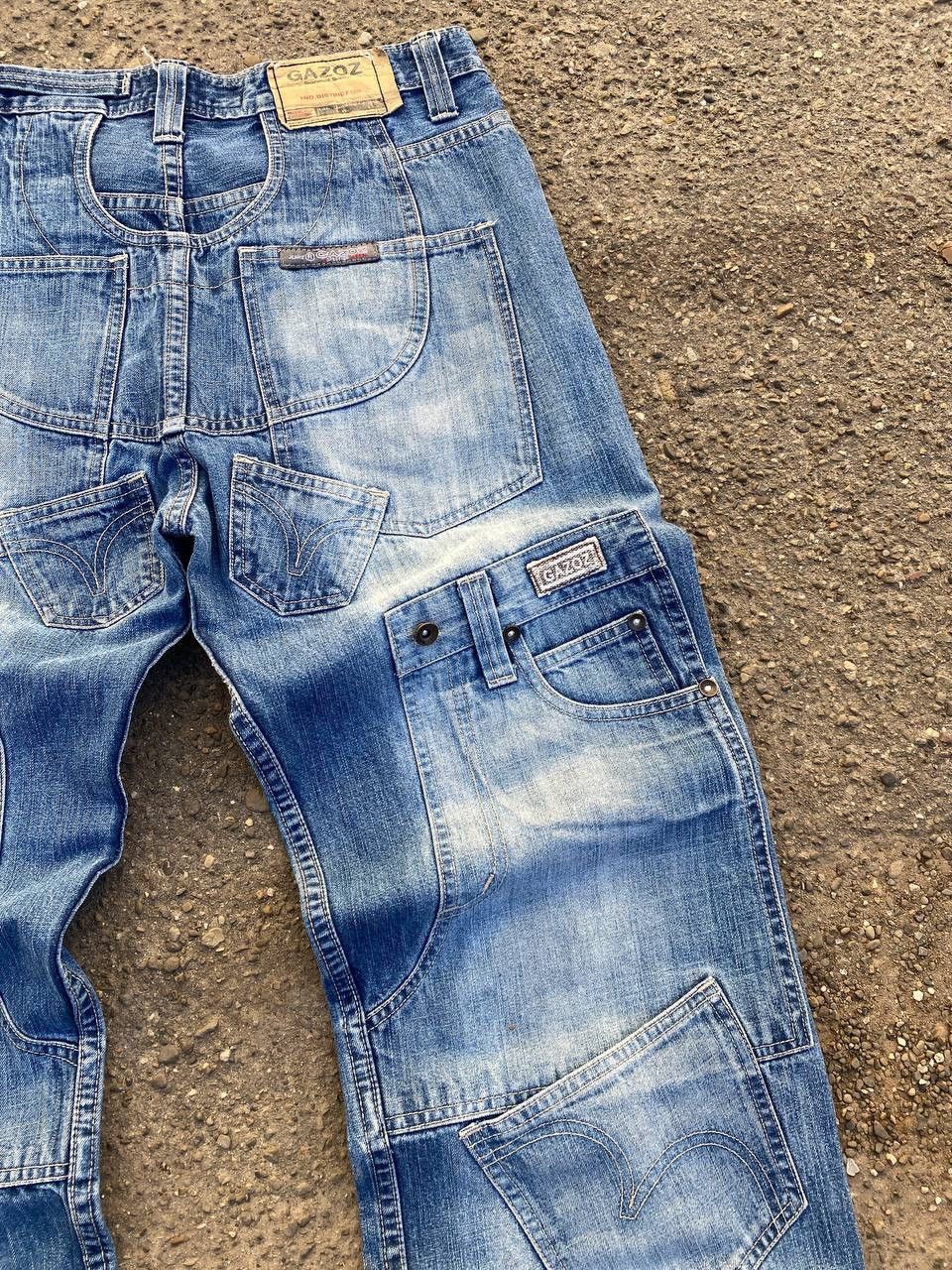 Japanese Brand × Vintage Gazoz Baggy pants Tornado Mart style y2k jeans Size US 32 / EU 48 - 12 Thumbnail