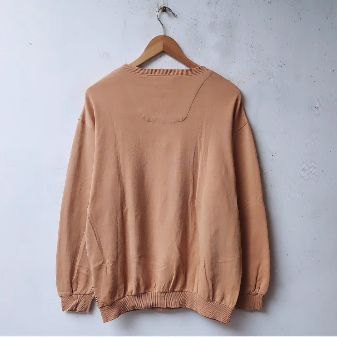 Burberry × Burberry Prorsum × Vintage Vtg Burberrys Novacheck Half Button Sweatshirt Size US M / EU 48-50 / 2 - 2 Thumbnail