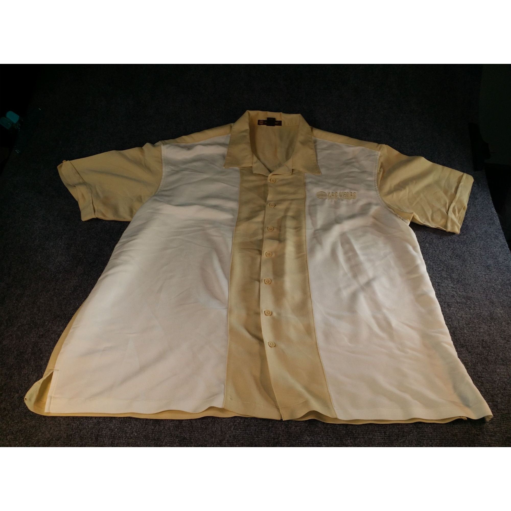 Harriton Las Vegas Motor Speedway Cubavera Button Up Shirt Men Sz XXL Size US XXL / EU 58 / 5 - 1 Thumbnail