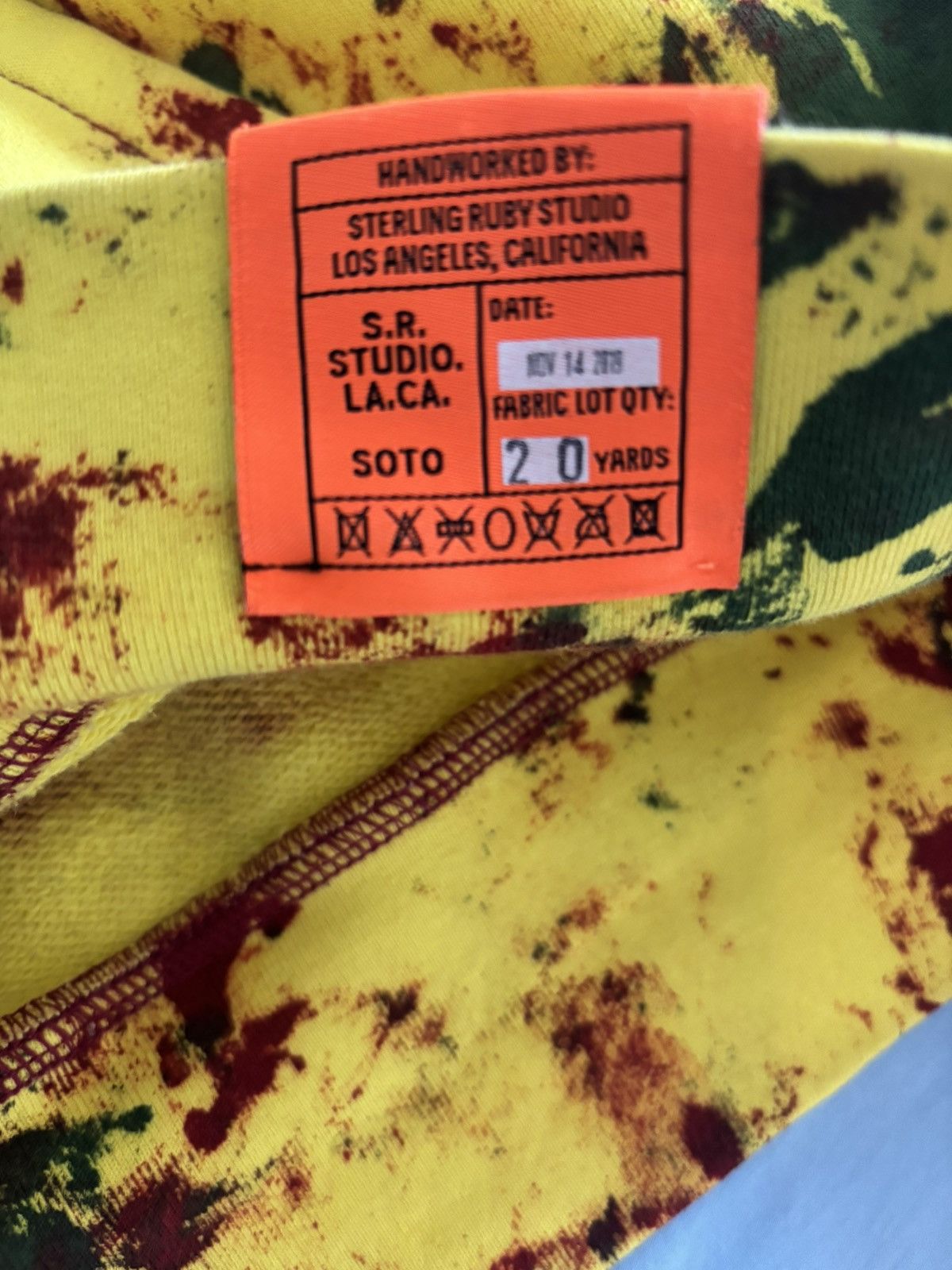 Sterling Ruby Sterling Ruby Oversized Hand Dyed Hoodie Size US M / EU 48-50 / 2 - 5 Thumbnail