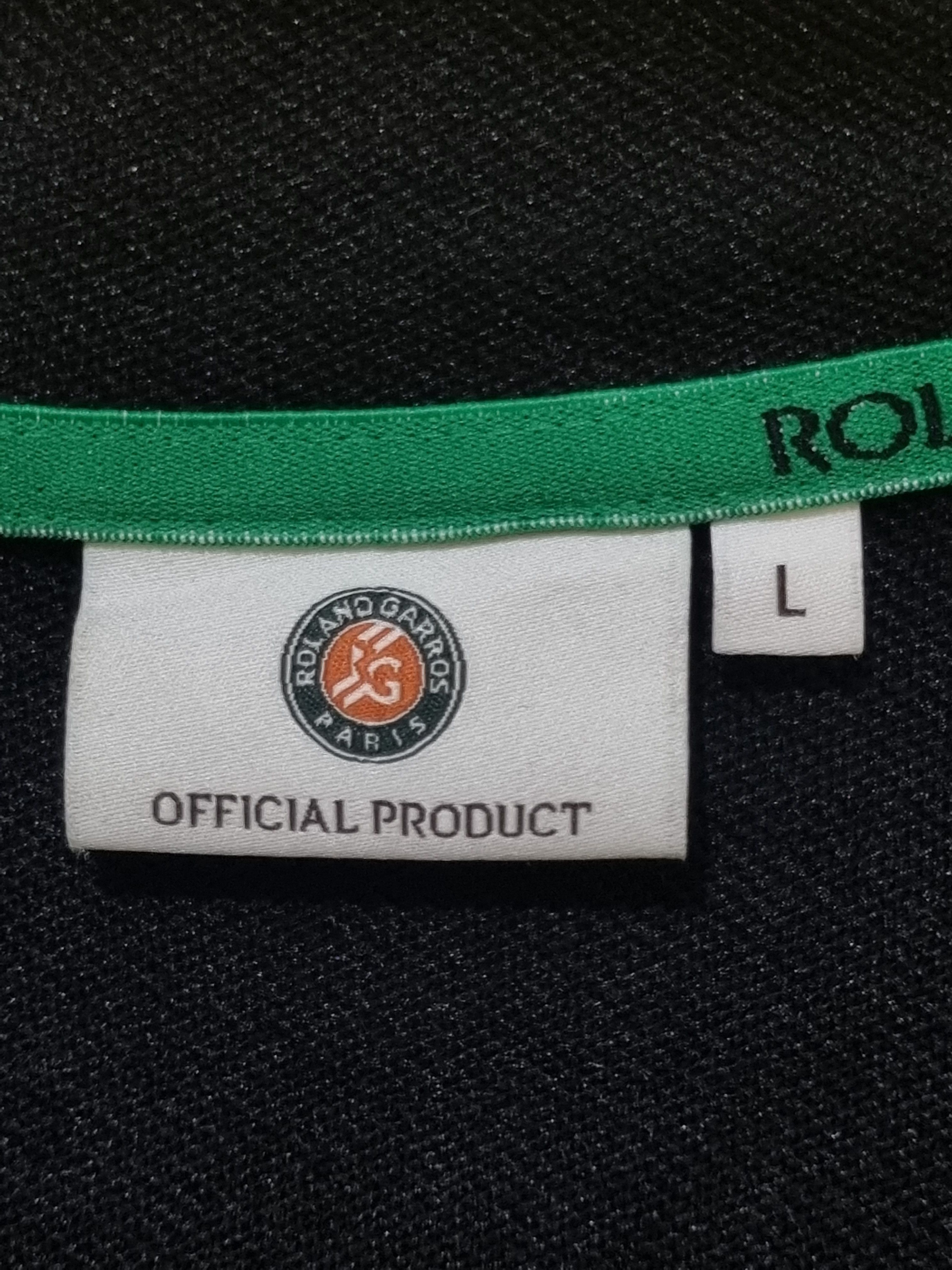 Vintage Roland Garros 90's Hoodie Size US L / EU 52-54 / 3 - 6 Thumbnail