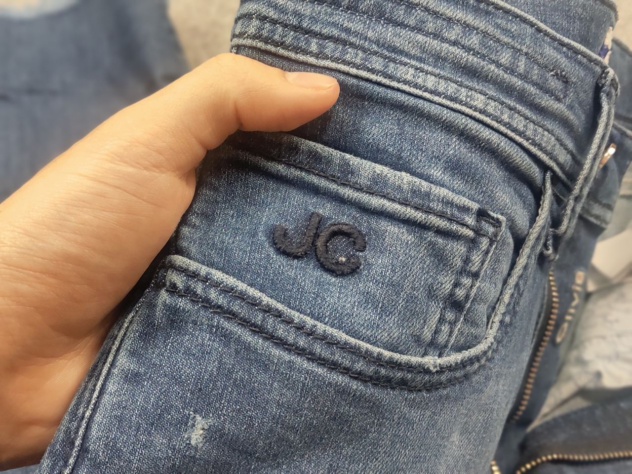 Jacob Cohen Jacob Cohen Italy Design Olivia Blue Denim Womens Jeans Size 26" / US 2 / IT 38 - 12 Thumbnail