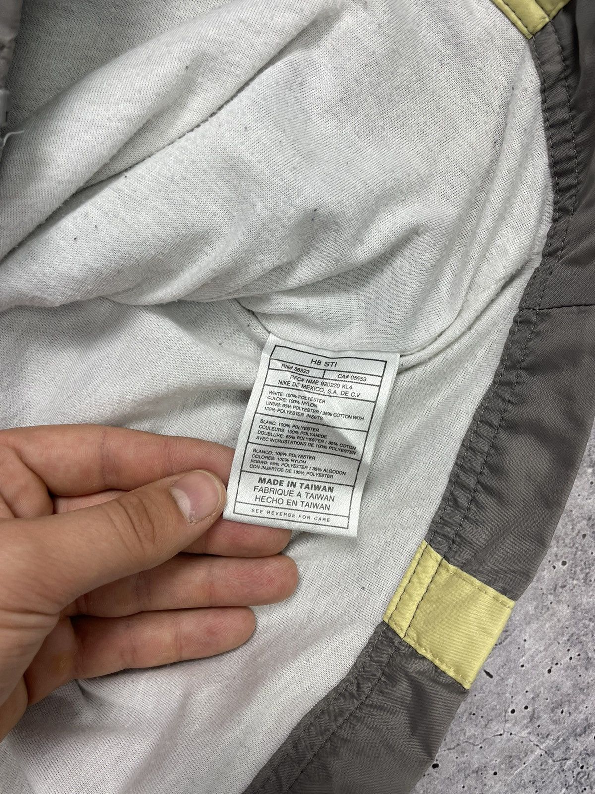 Nike × Vintage Vintage Nike 90’s Y2K Style Drill Nylon Big Back Logo Bomber Size US S / EU 44-46 / 1 - 12 Thumbnail