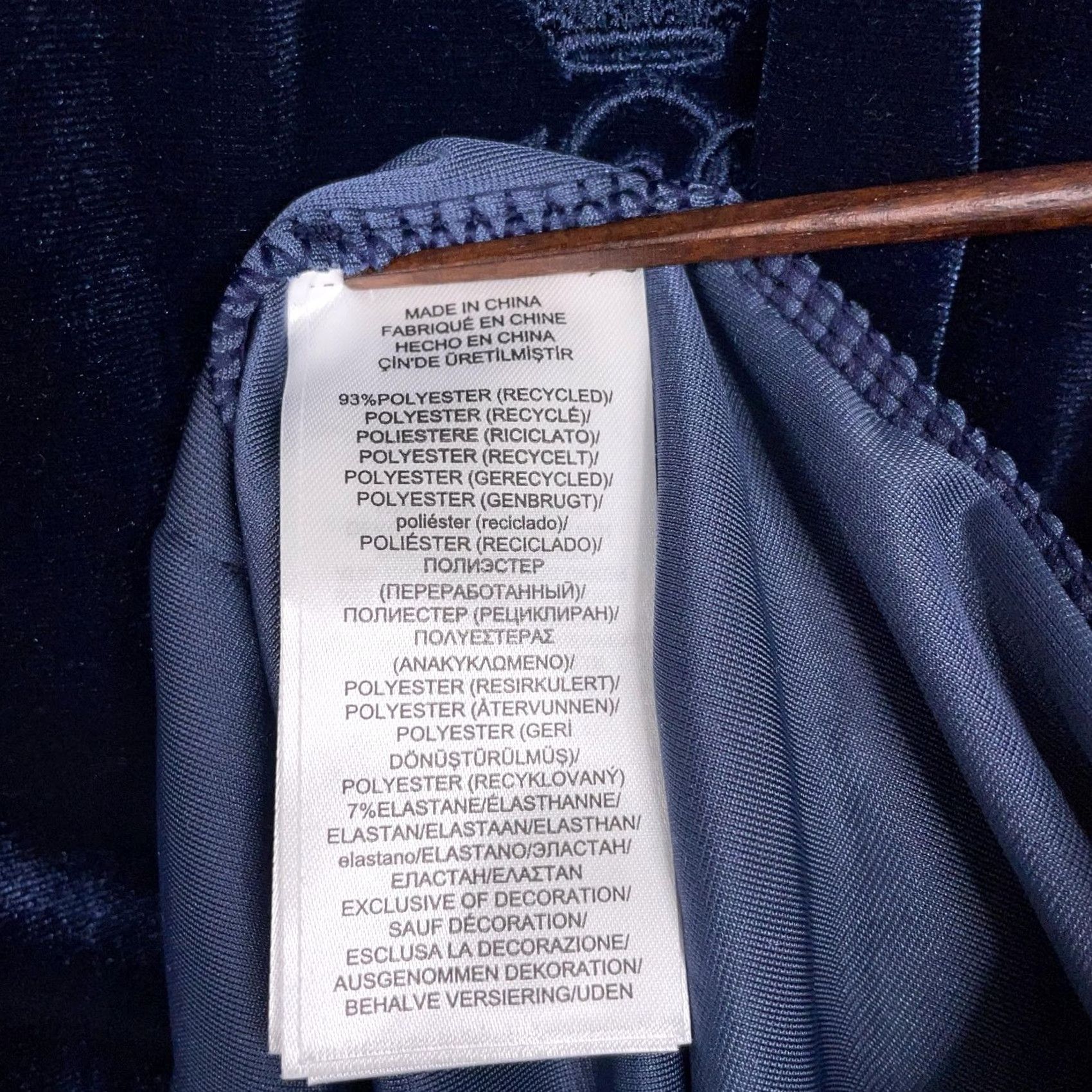 Ralph Lauren VINTAGE Lauren Ralph Lauren Shirt Womens Small Blue Velvet Pajama Top Lounge Black Label Size S / US 4 / IT 40 - 6 Thumbnail