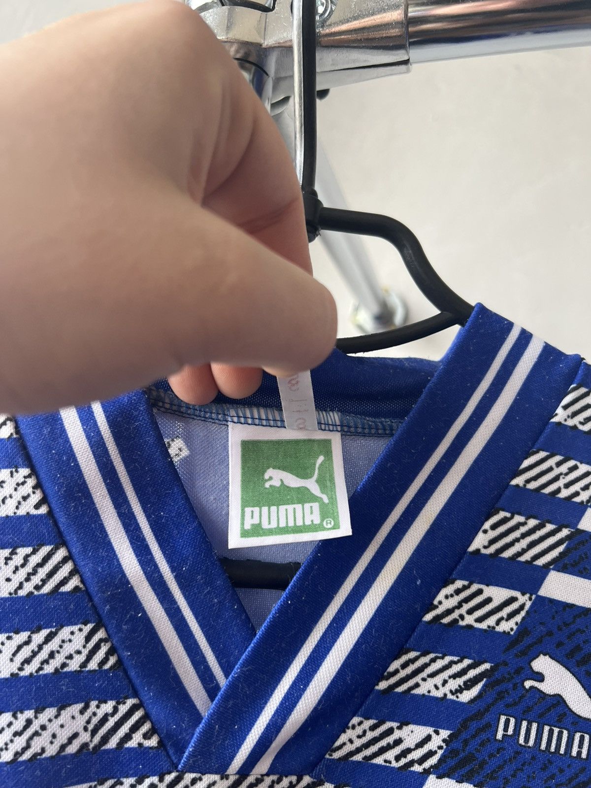 Puma 1991/92 LAUSANNE-SPORT HOME SOCCER JERSEY FOOTBALL SHIRT Size US S / EU 44-46 / 1 - 9 Thumbnail