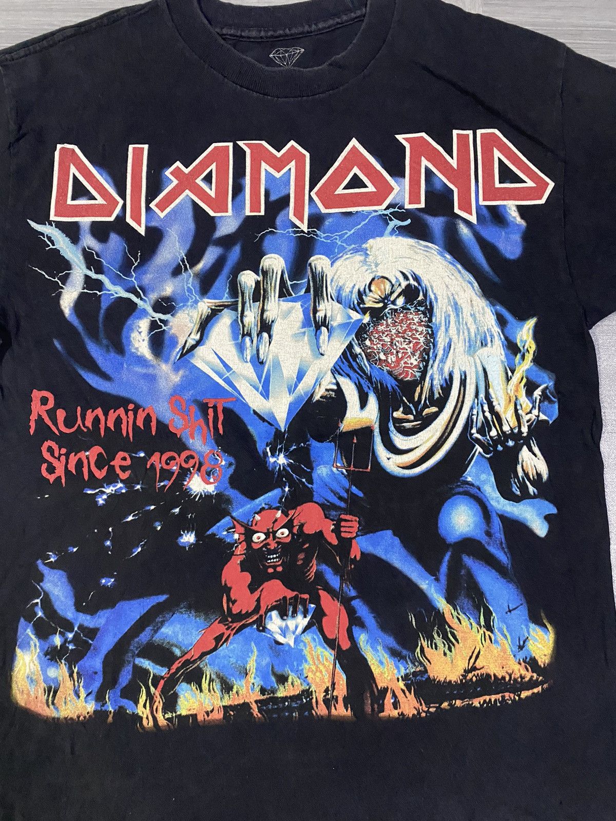 Iron Maiden 2006 Diamond Supply Co x Iron Maiden "Runnin' Sh*t Since '98 Size US M / EU 48-50 / 2 - 4 Thumbnail