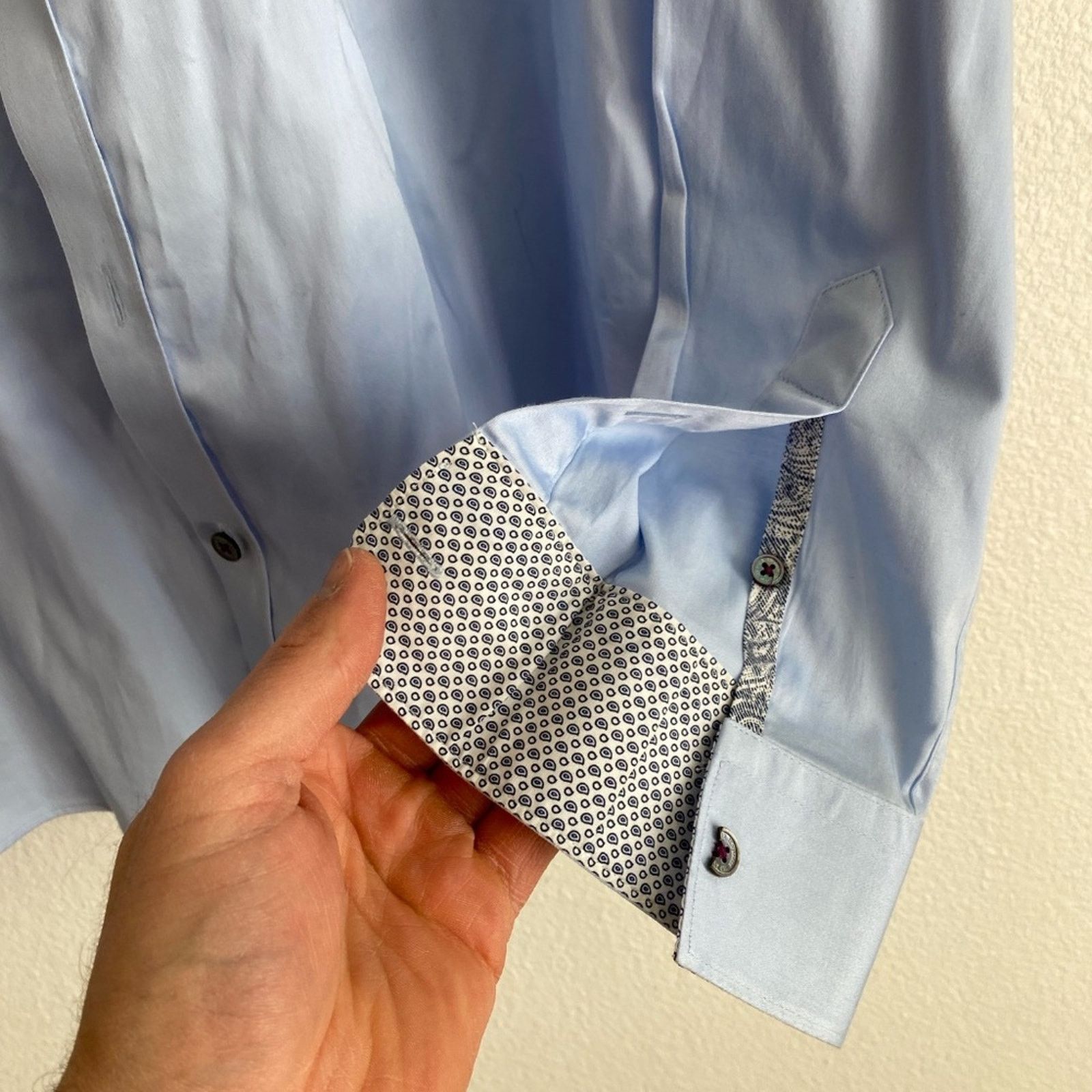 Ted Baker Ted Baker London Men's Button Down Dress Shirt - 4 Size US M / EU 48-50 / 2 - 5 Thumbnail