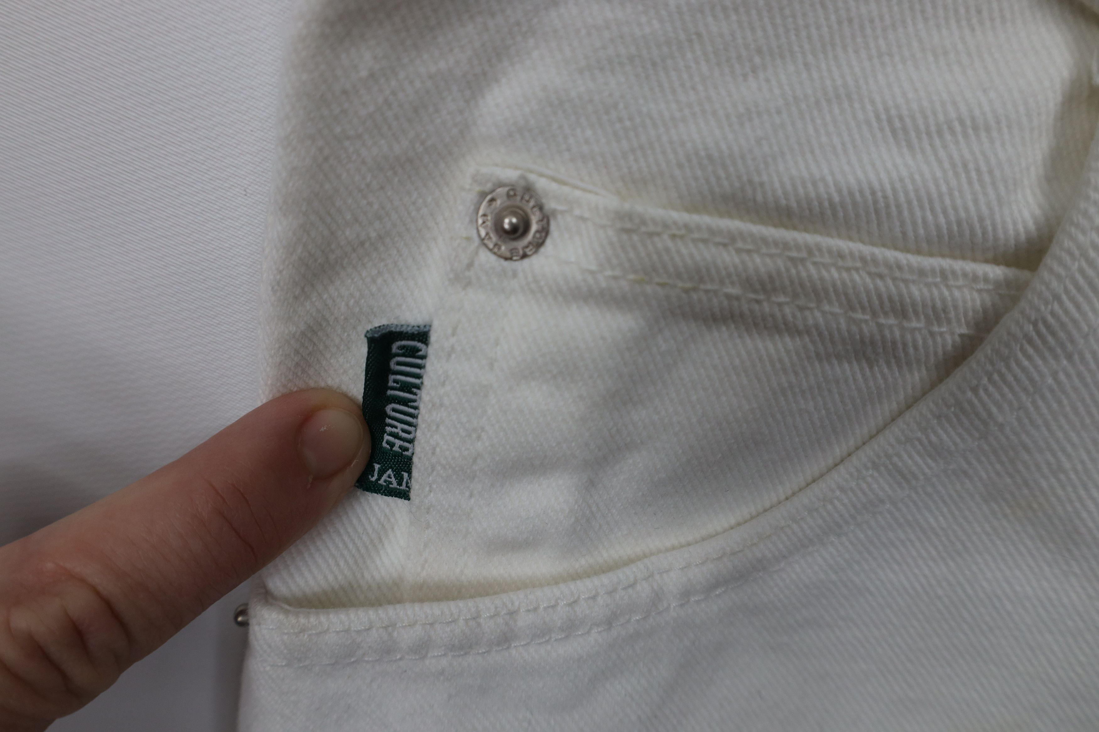 Vintage Deadstock Vintage 90s Streetwear Skateboard Jeans White Size US 30 / EU 46 - 7 Thumbnail