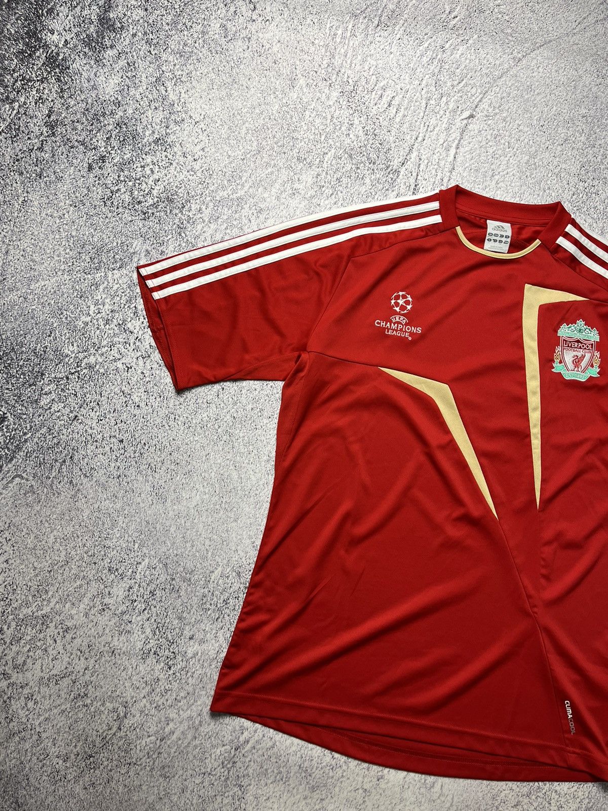 Adidas Liverpool Champions League Training shirt jersey ADIDAS 2009 Size US S / EU 44-46 / 1 - 2 Thumbnail
