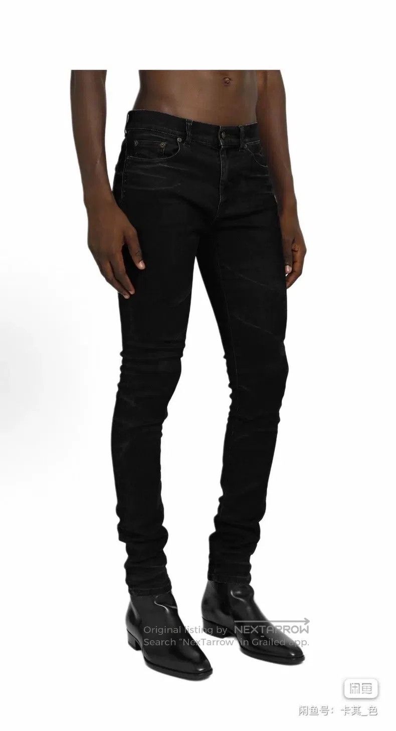 Saint Laurent Paris Saint Laurent Paris Glue Splatter Men's Jeans Size US 29 - 2 Thumbnail