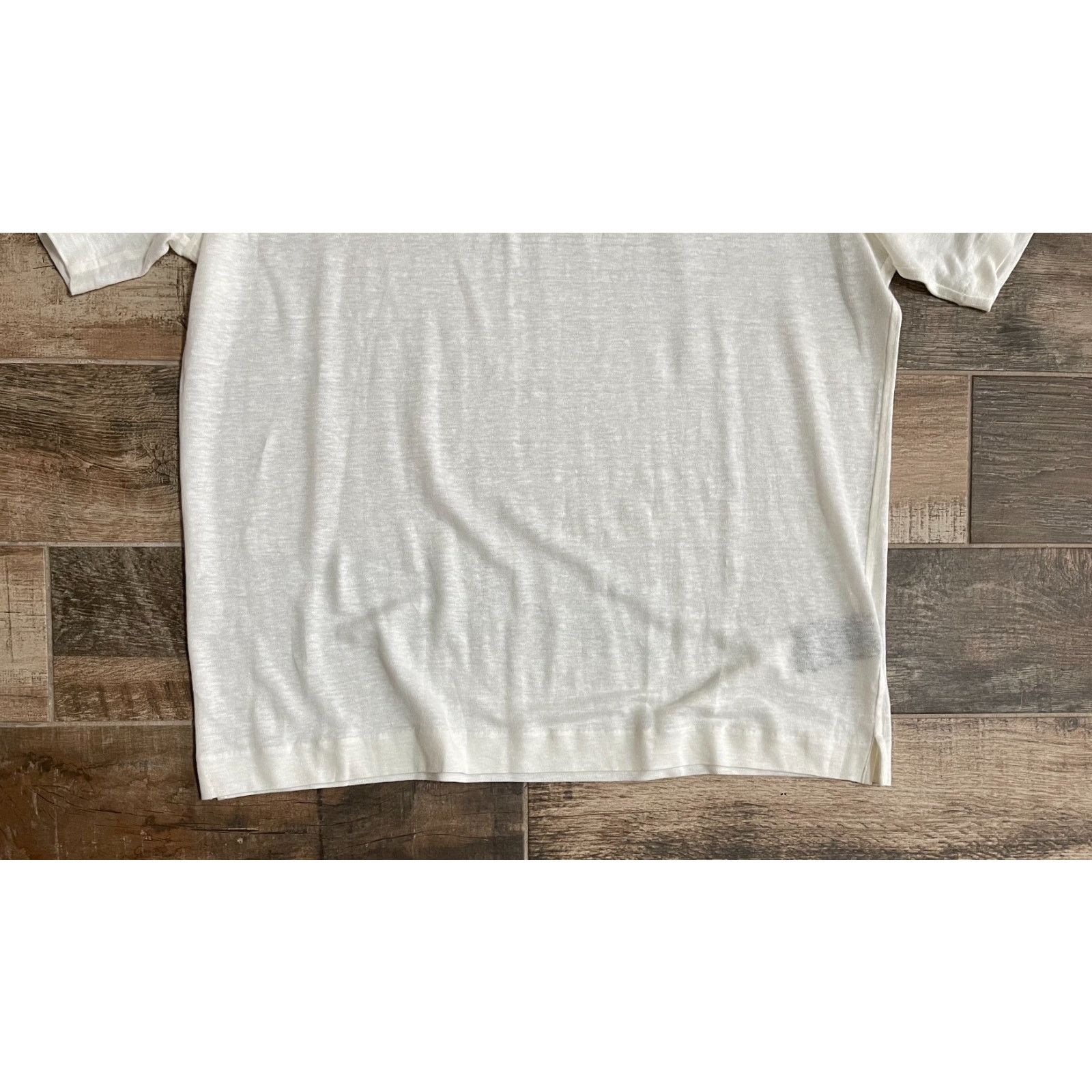 Ermenegildo Zegna $1250 NWT Ermenegildo Zegna Oasi Shirt White Linen 2XL/56 Size US XXL / EU 58 / 5 - 3 Thumbnail