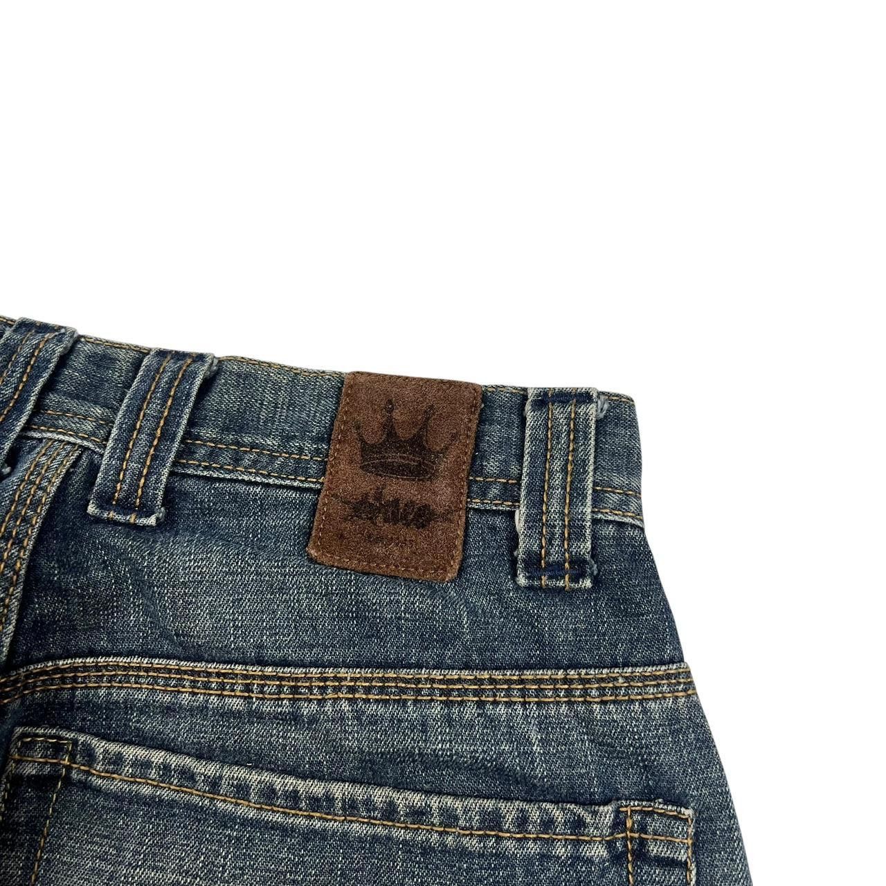 JNCO Vintage Jnco Embroidered Crown Denim Shorts / Jorts Waist 27 Size US 27 - 6 Thumbnail
