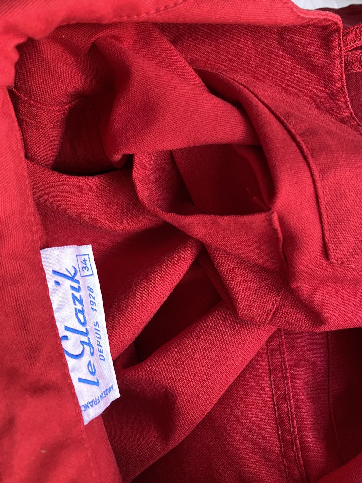 Vintage Le qlazil vintage red blouse Size US M / EU 48-50 / 2 - 11 Thumbnail