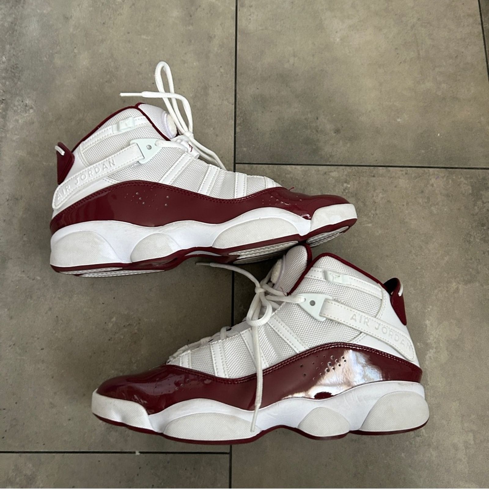 Nike Nike Air Jordan 6 Rings Team Red mid sneakers 9 Size US 9 / EU 42 - 1 Thumbnail