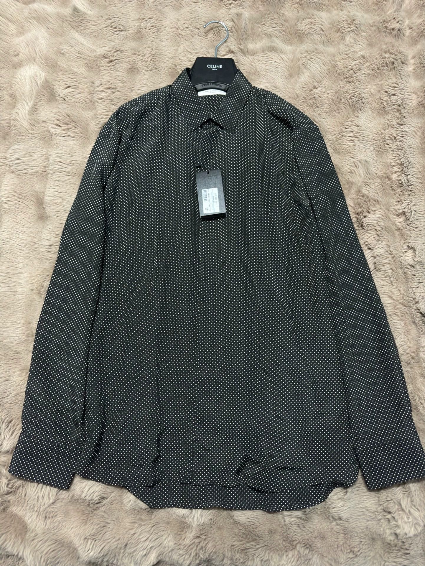 Saint Laurent Paris Saint Laurent Paris Silk polka dot shirt Size US M / EU 48-50 / 2 - 1 Thumbnail