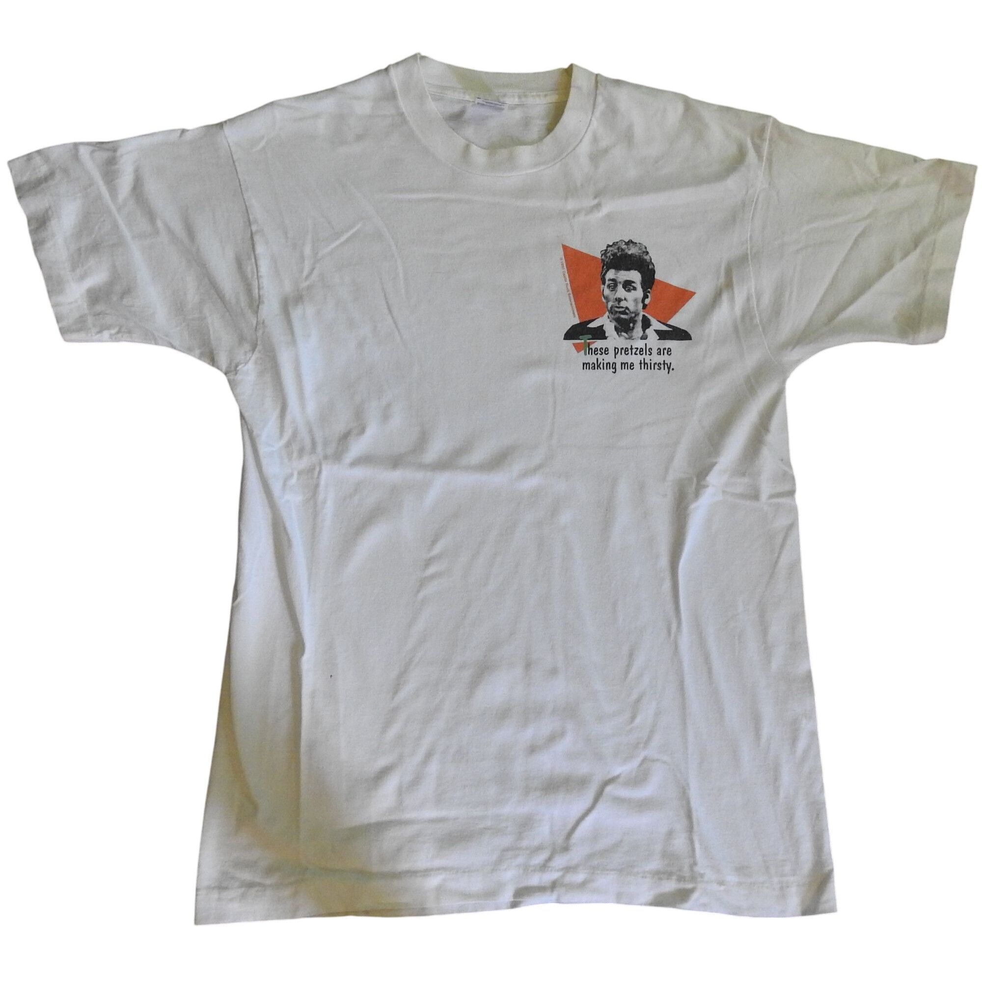 Fruit Of The Loom Vintage 1992 Seinfeld Kramer These Pretzels Are Making Me Th Size US L / EU 52-54 / 3 - 2 Thumbnail