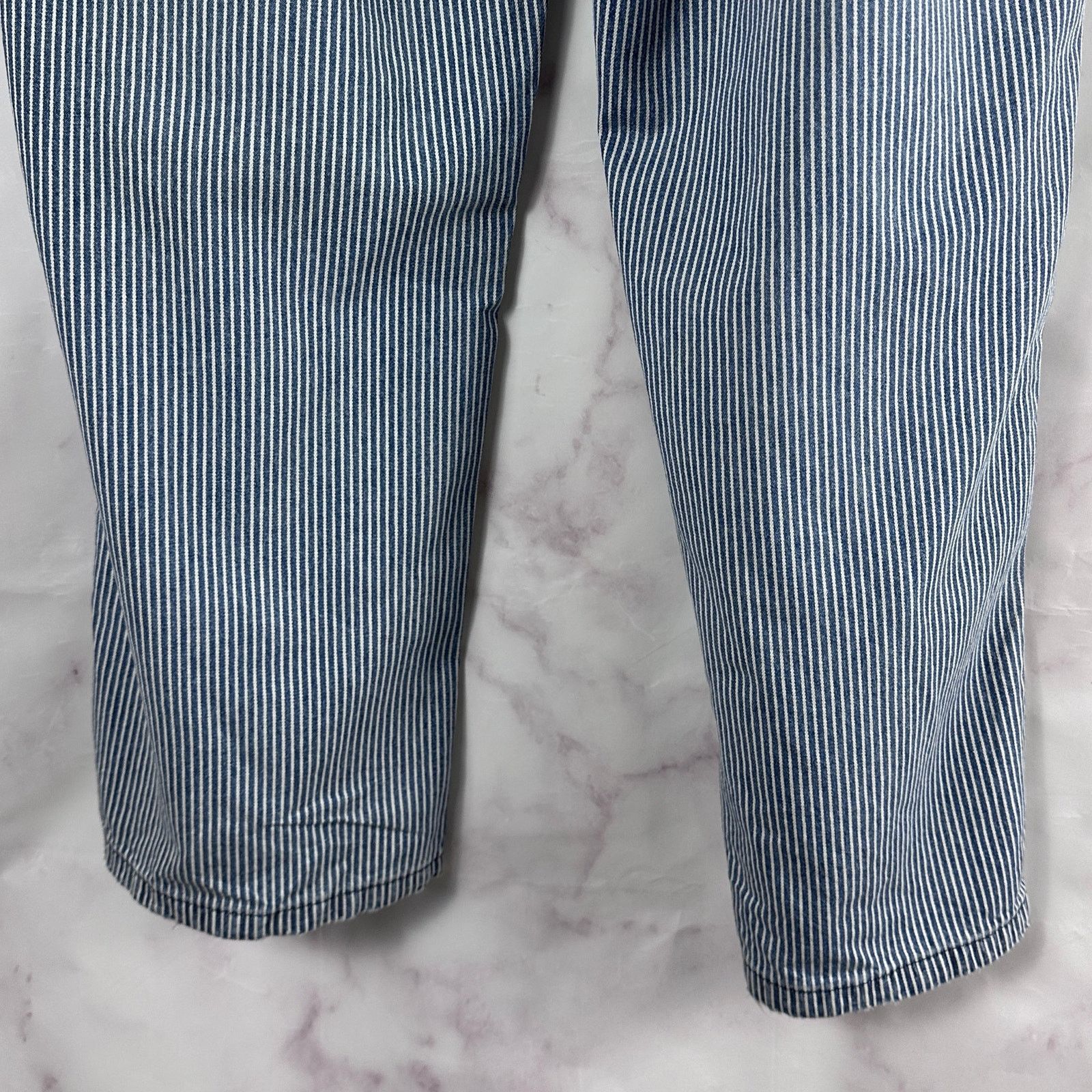 Vintage Sean Wotherspoon SWJP Hickory Stripe Carpenter Pants Size US 36 / EU 52 - 11 Thumbnail