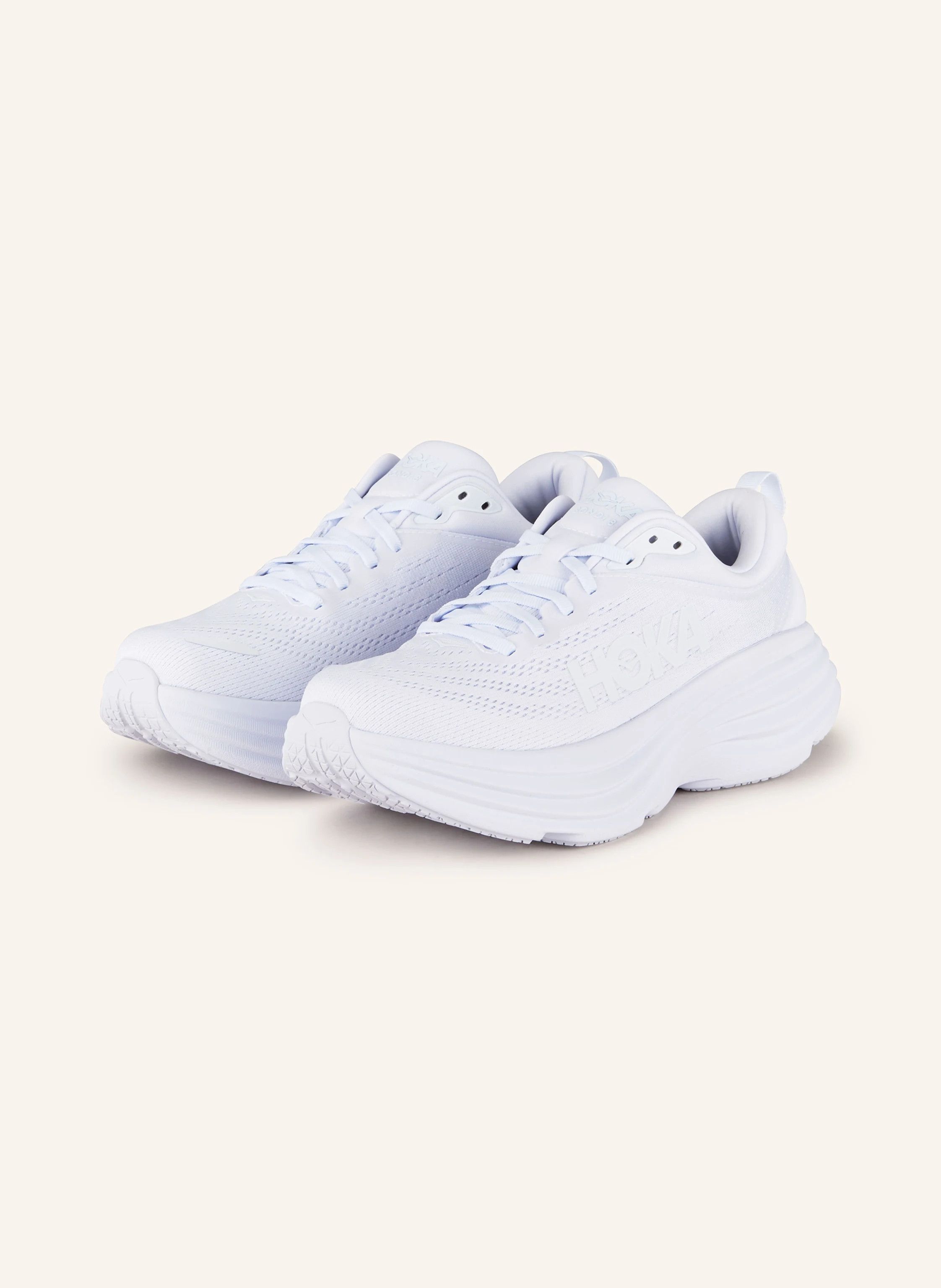 Hoka o1s22i1n0924 Bondi 8 Sneakers in White Size US 8.5 / EU 41-42 - 4 Thumbnail