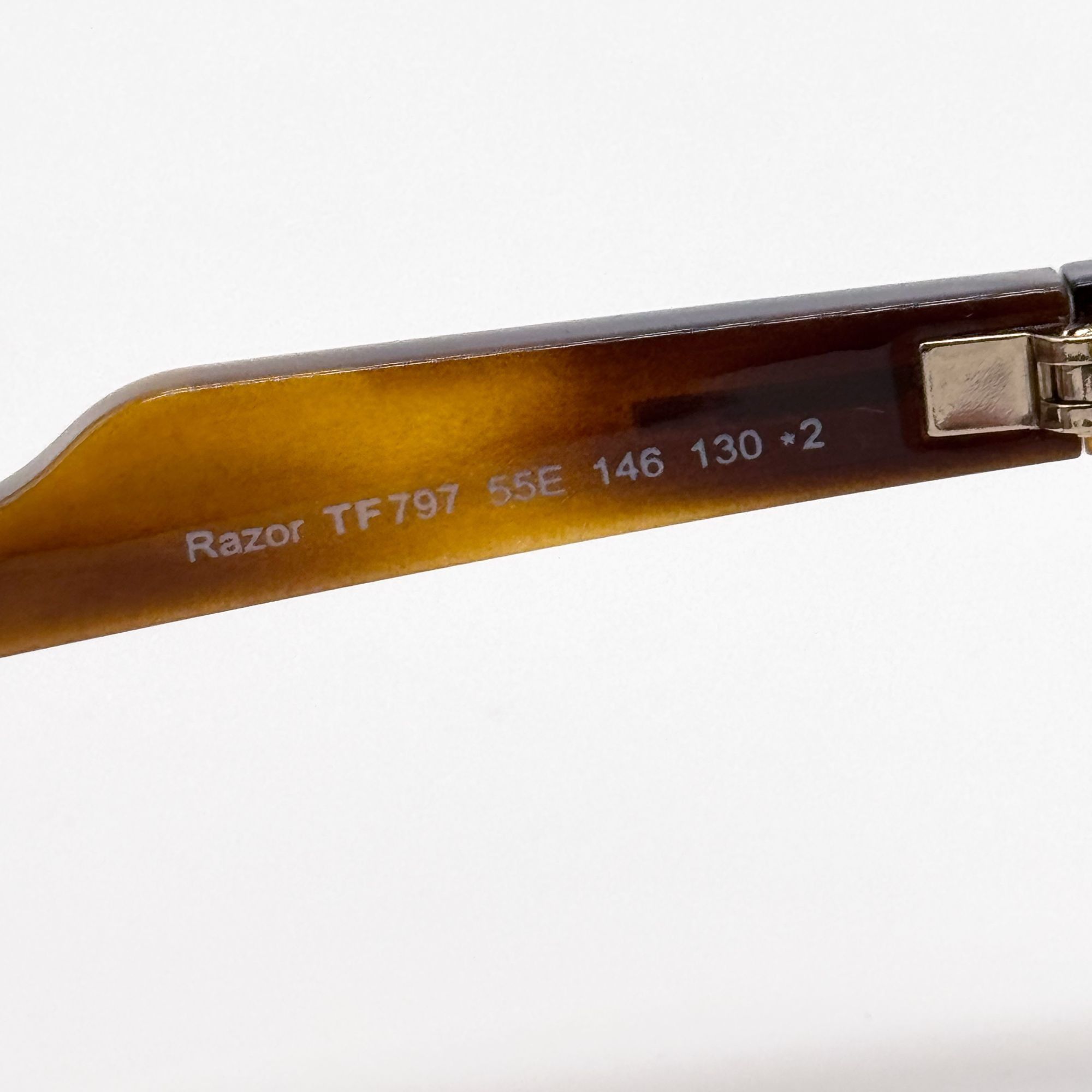 Tom Ford NEW TOM FORD RAZOR SUNGLASSES TF797 55E SHIELD HAVANA FT0797 Size ONE SIZE - 9 Thumbnail