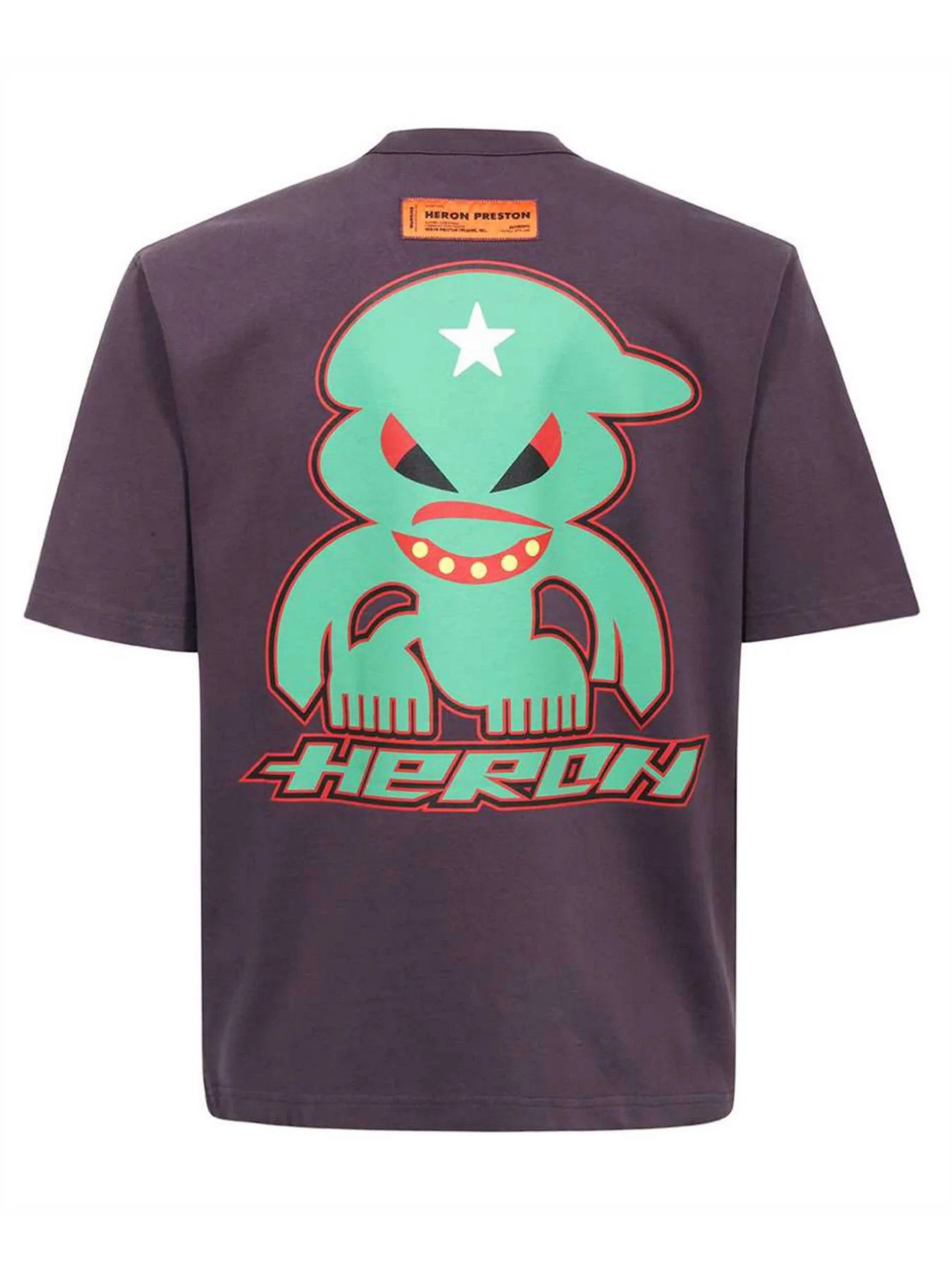 Heron Preston o1w1db10824 Monster T-Shirt in Purple Size US L / EU 52-54 / 3 - 2 Thumbnail