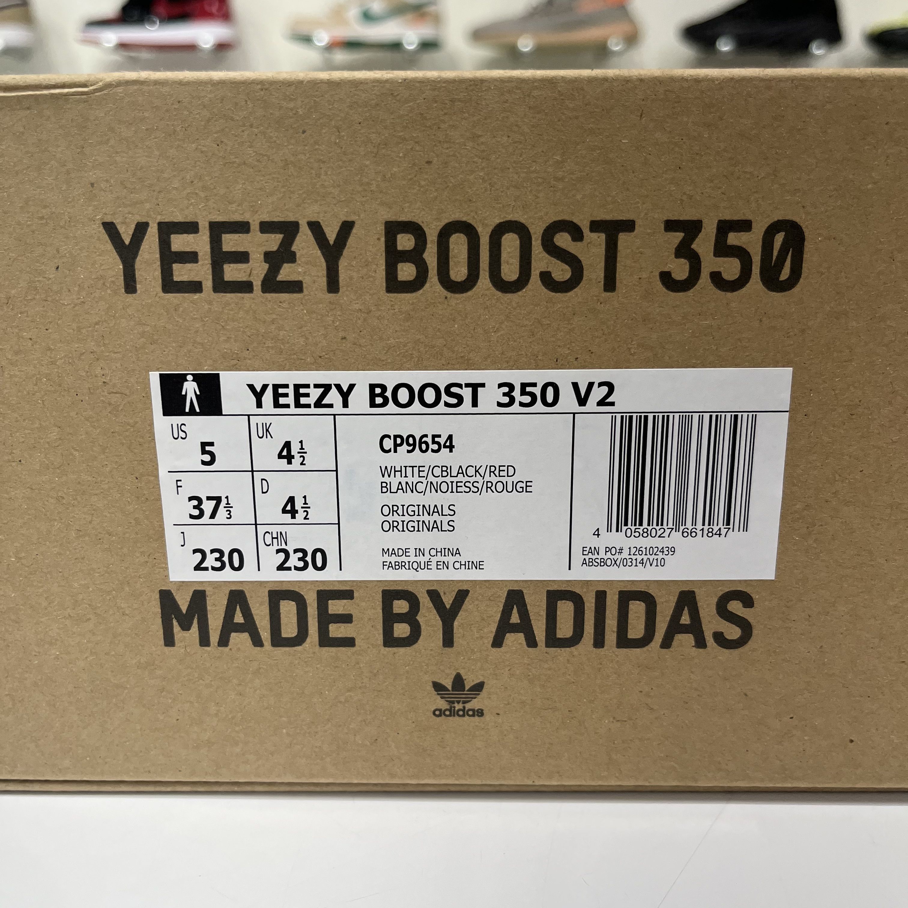 Adidas Adidas Yeezy Boost 350 V2 Zebra Size US 5 / EU 37 - 12 Thumbnail