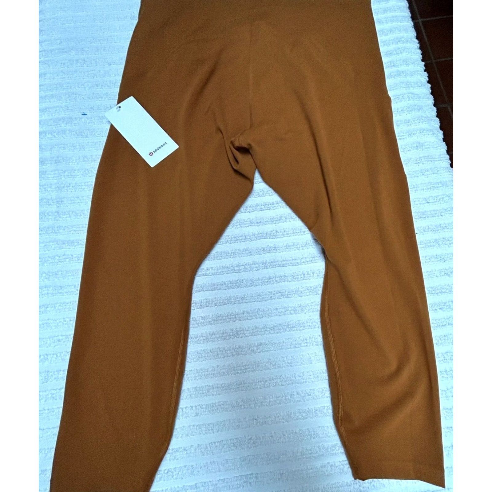 Lululemon Lululemon Women's Instill High-Rise Tight 25" Copper Brown Leggings Size 20 New Cotton? Size 42" / US 20 - 2 Thumbnail