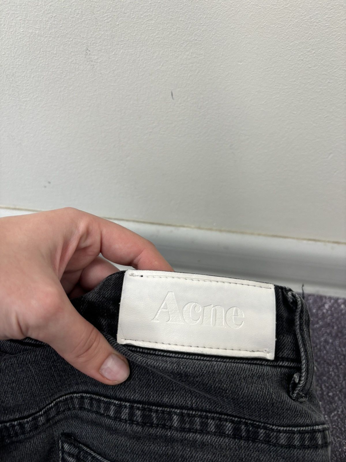 Acne Studios Acne Studios Hex Cash Slim Fit Gray Luxury Denim Jeans Size US 29 - 15 Thumbnail