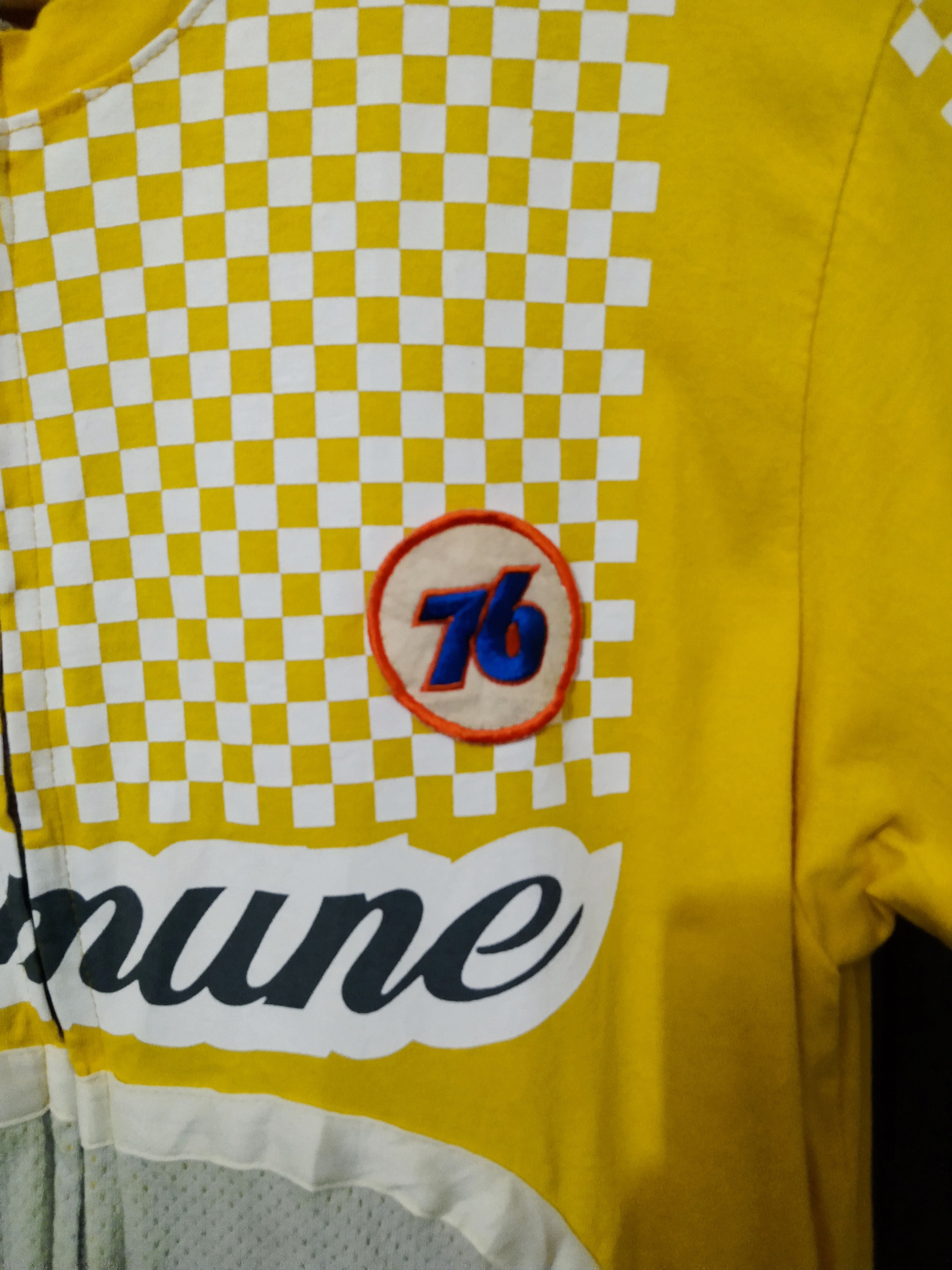Vintage Vintage Yellow Commune Brand Full Zip Cycling Jersey Size US M / EU 48-50 / 2 - 7 Thumbnail