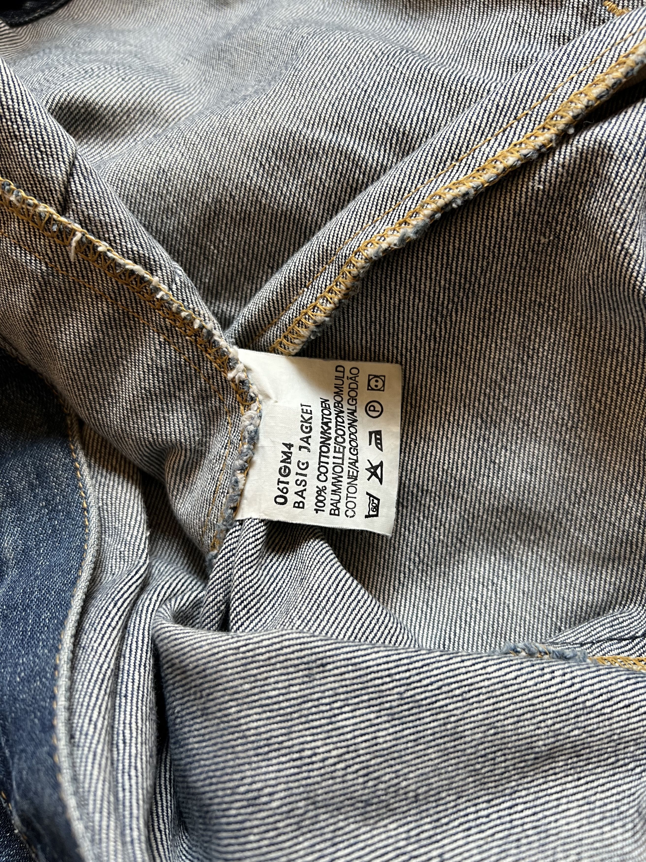 Lee Lee Vintage Heavy Trucker Denim NFS Fade Jacket Bomber Size US XXL / EU 58 / 5 - 7 Thumbnail