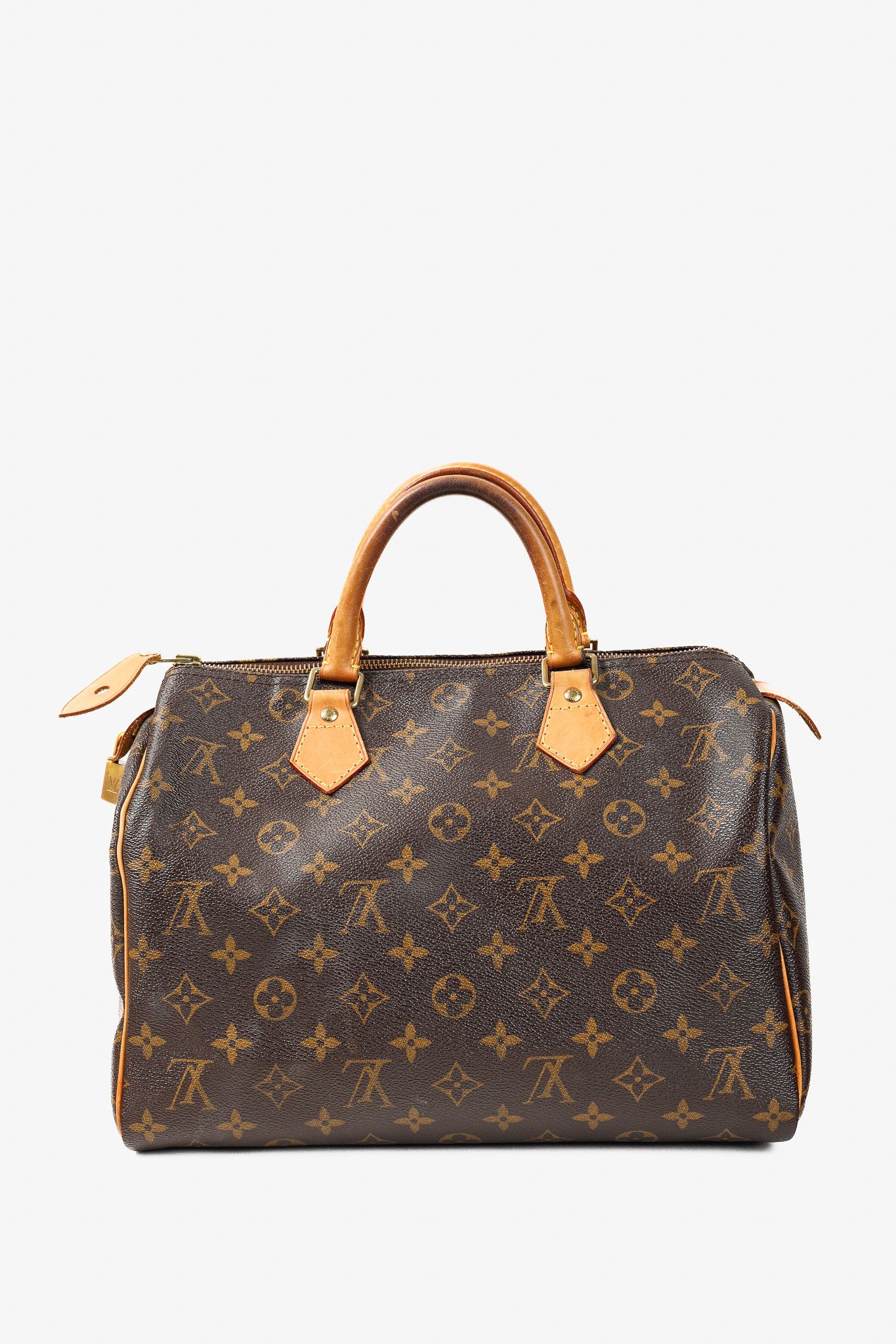 Louis Vuitton Louis Vuitton Speedy 30 Brown Monogram Double Handle Bag Size ONE SIZE - 4 Thumbnail