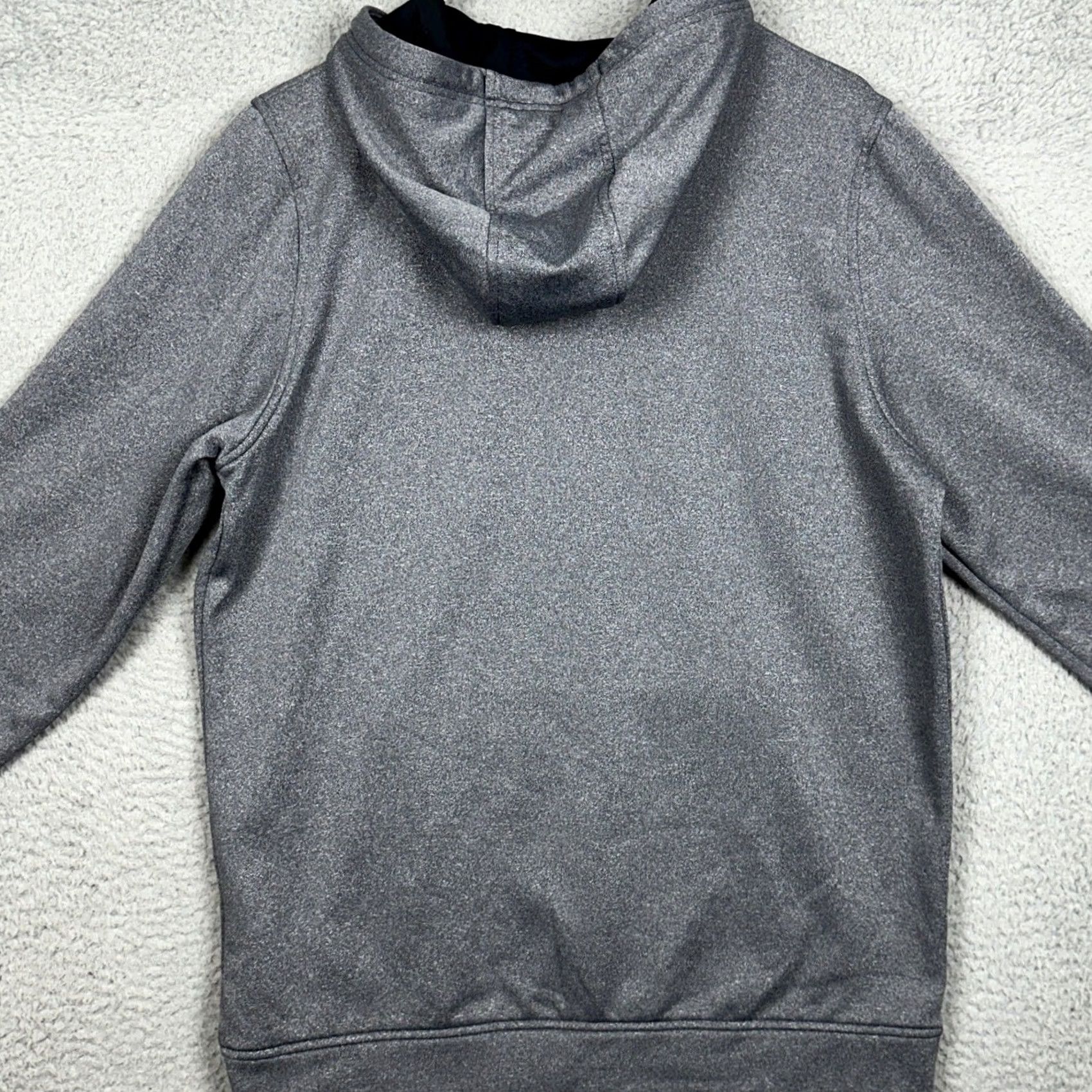 Under Armour Under Armour Hoodie Mens M Grey Orange ColdGear Graphic Logo Pullover Size US M / EU 48-50 / 2 - 3 Thumbnail