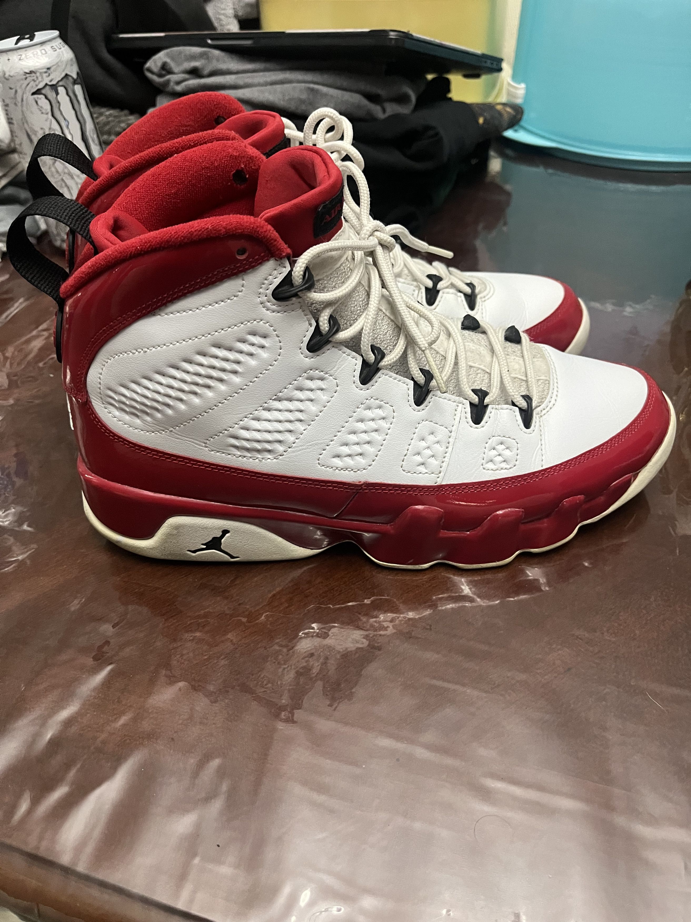 Jordan Brand Air Jordan 9 Cherry Red Size US 10 / EU 43 - 5 Thumbnail