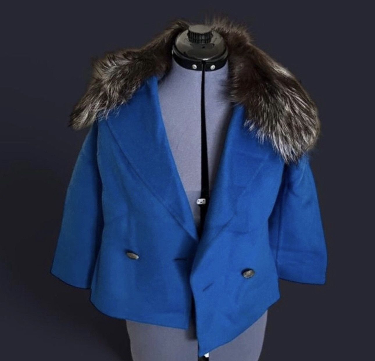 St. John ST.JOHN Short Fur Collar Jacket Size S/P Size S / US 4 / IT 40 - 2 Thumbnail