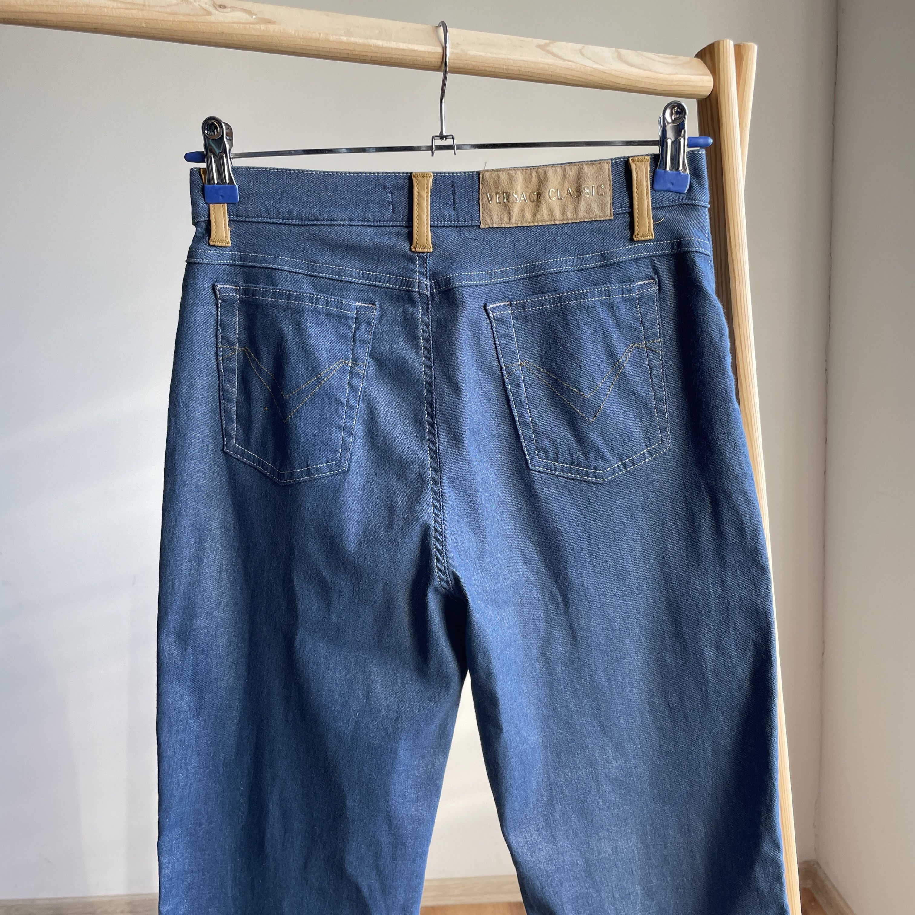 Versace Versace Classic Vintage Womens Bootcut Denim Pants Size 29 Size 29" - 4 Thumbnail