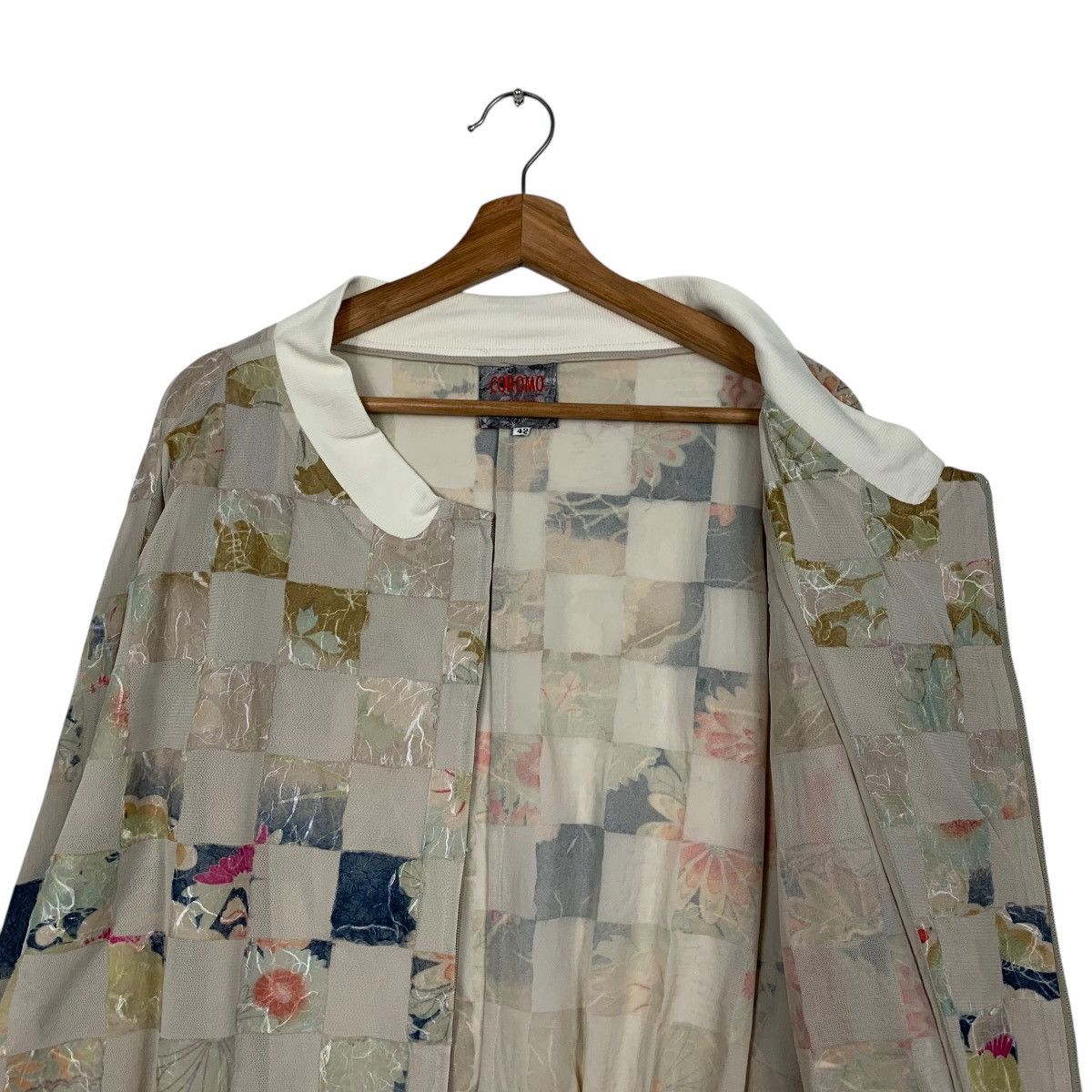 Japanese Brand COROMO by Deco Sugai Checked Light Jacket #1690-C75 Size L / US 10 / IT 46 - 10 Thumbnail
