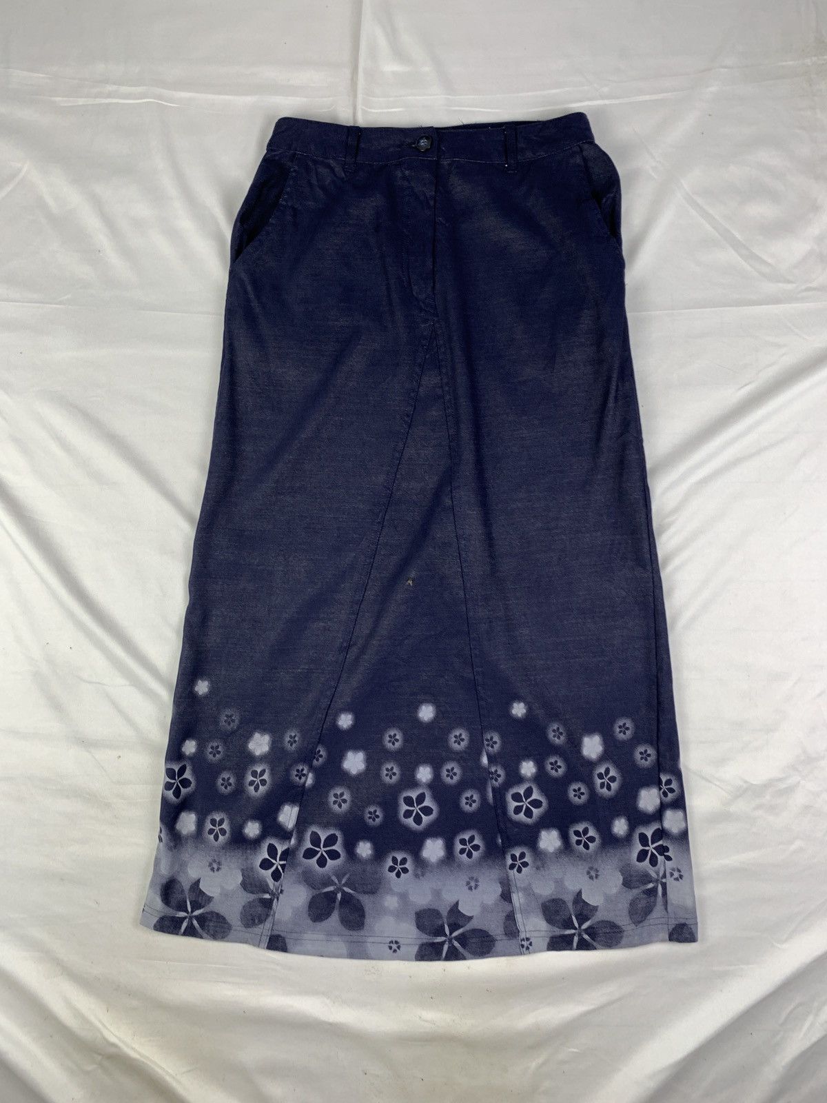 Cartoon Network 2000s Betty Boop Cartoon Flower Spray Embroidered Maxi Skirt Size 27" / US 4 / IT 40 - 4 Thumbnail