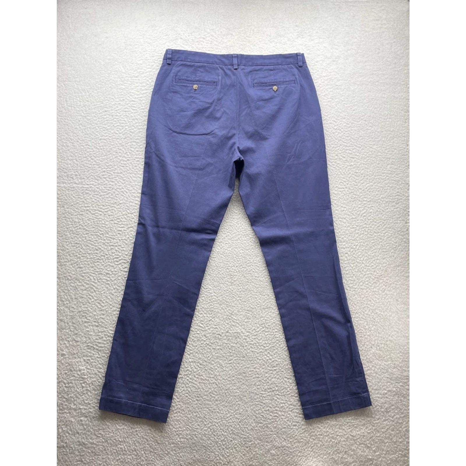 Vineyard Vines Vineyard Vines Breaker Pants Mens 36x34 Royal Blue Chino Stretch Preppy Golf Pants Mens Regular 36 Blue Size US 36 / EU 52 - 5 Thumbnail