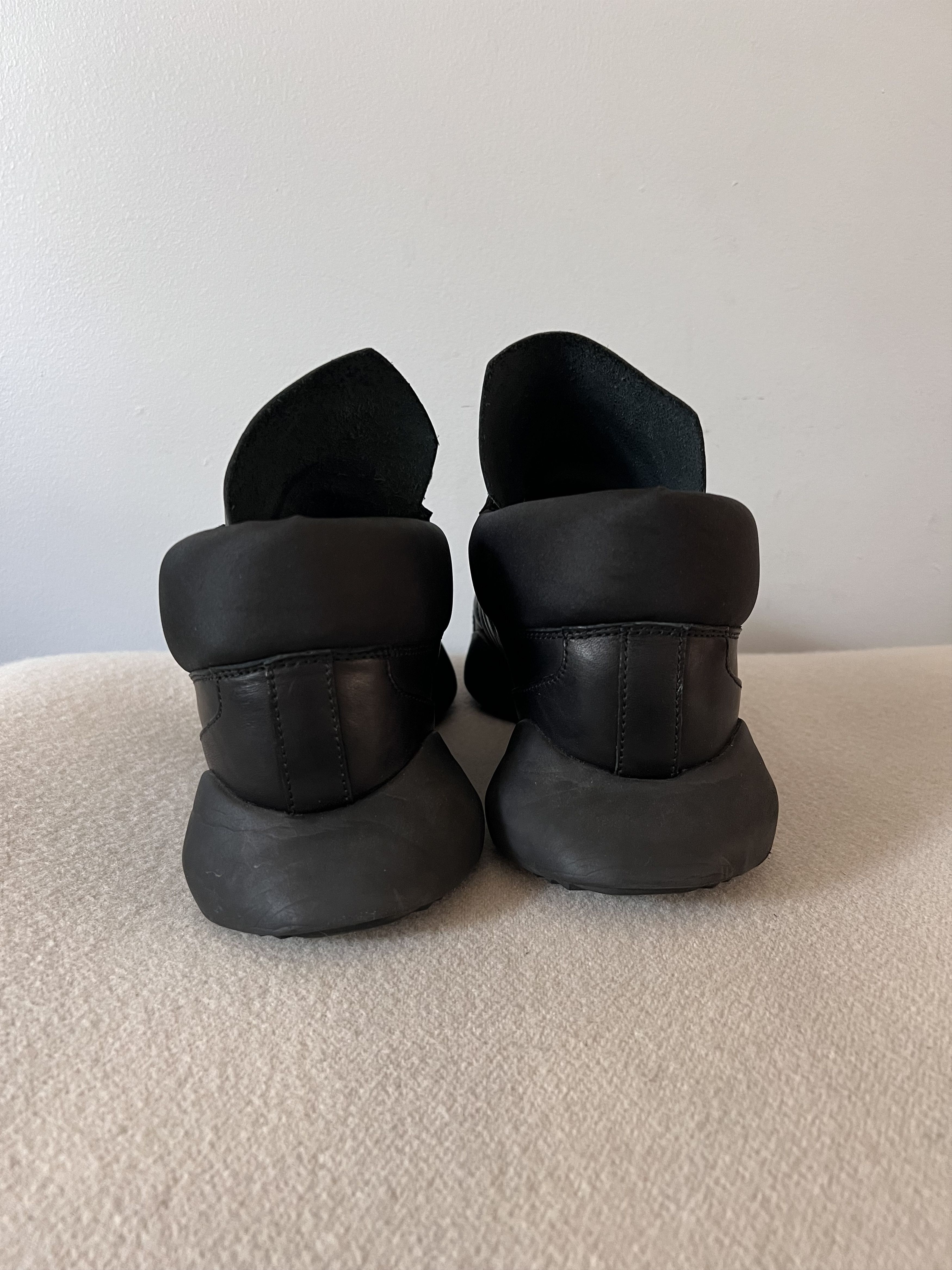 Adidas × Rick Owens Rick Owens Adidas RO Runner in Black Leather Size US 7.5 / EU 40-41 - 5 Thumbnail