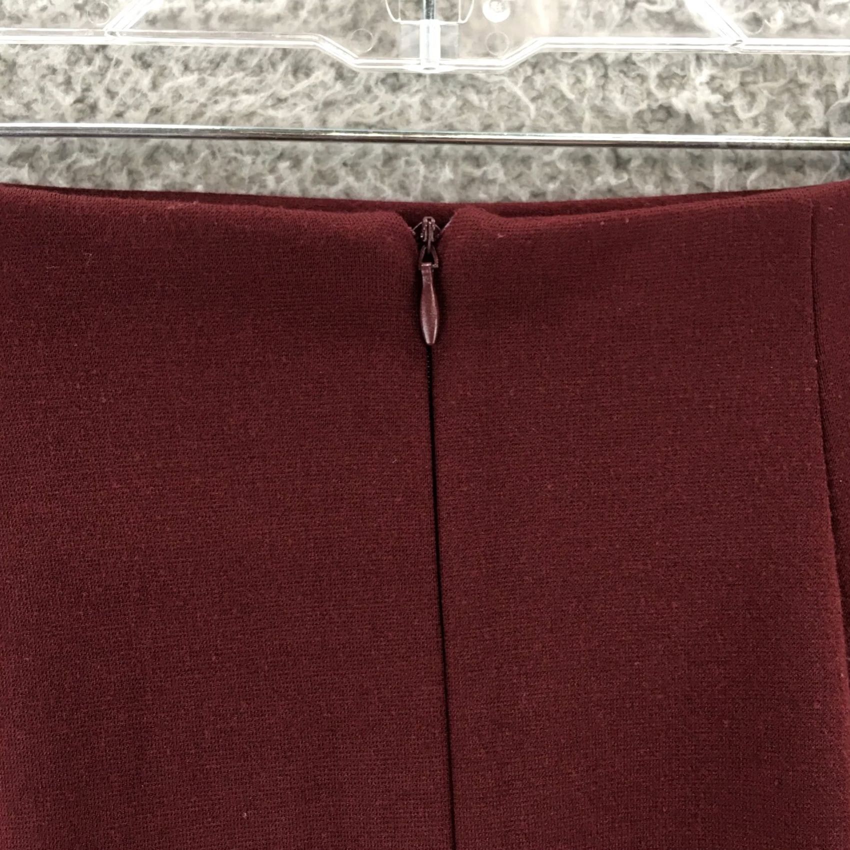 Vintage Philosophy Red Midi Skirt Womens 10 Back Zip Formal Elegant Size 32" / US 10 / IT 46 - 7 Thumbnail