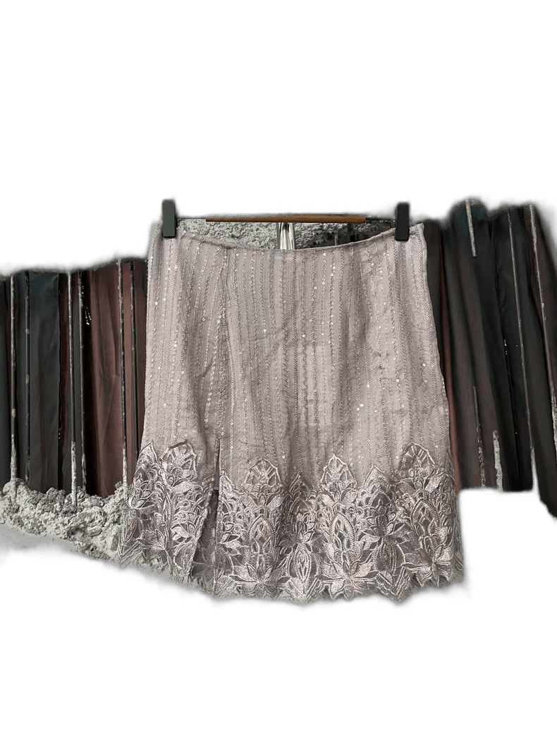 Acne Studios Acne Studios Sequin Embroidered Skirt Size US 34 / EU 50 - 1 Thumbnail